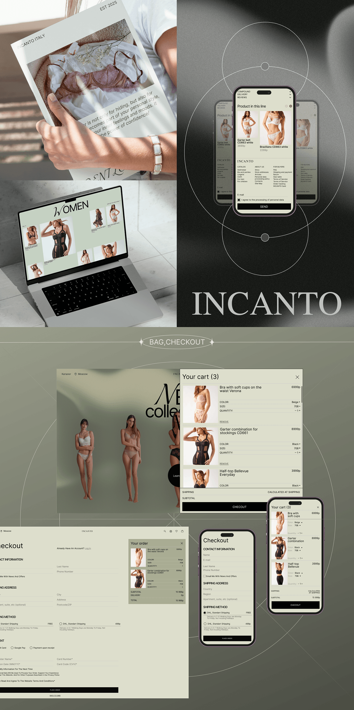 INCANTO/E-commerce/Redesign — Изображение №6 — Интерфейсы, Брендинг на Dprofile