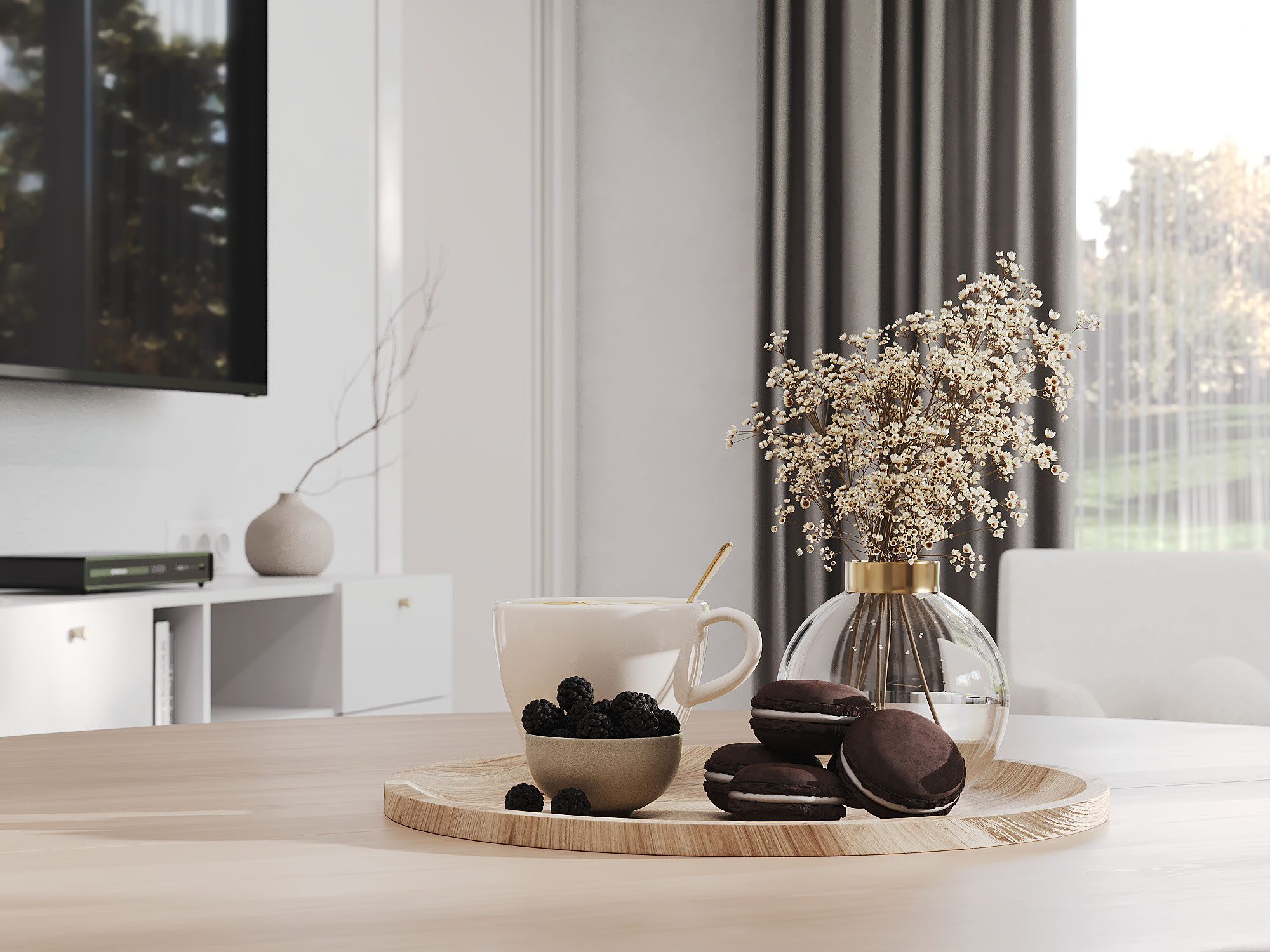 Kitchen-living room — Изображение №11 — Иллюстрация, 3D на Dprofile