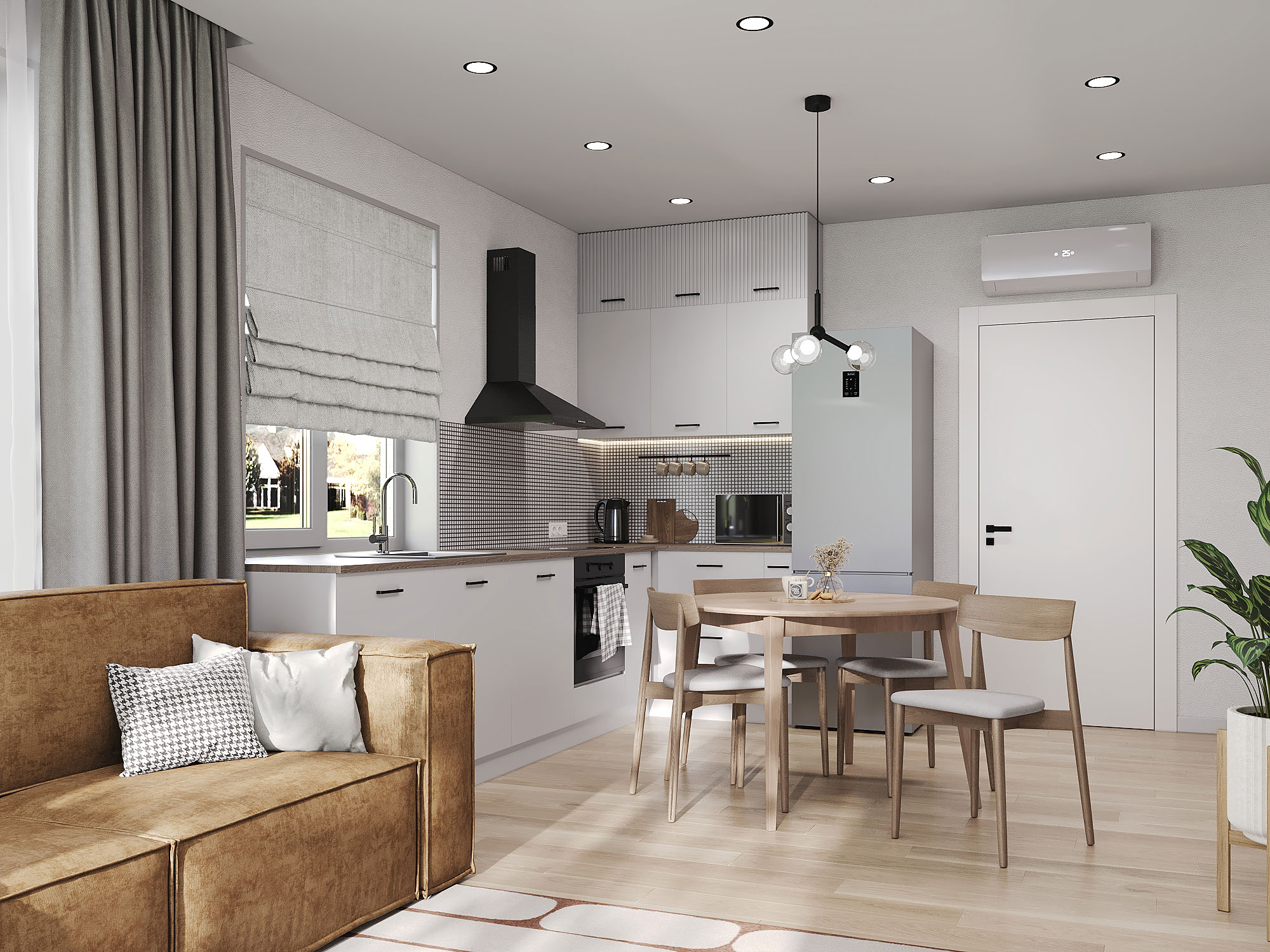 Kitchen-living room — Изображение №9 — Иллюстрация, 3D на Dprofile