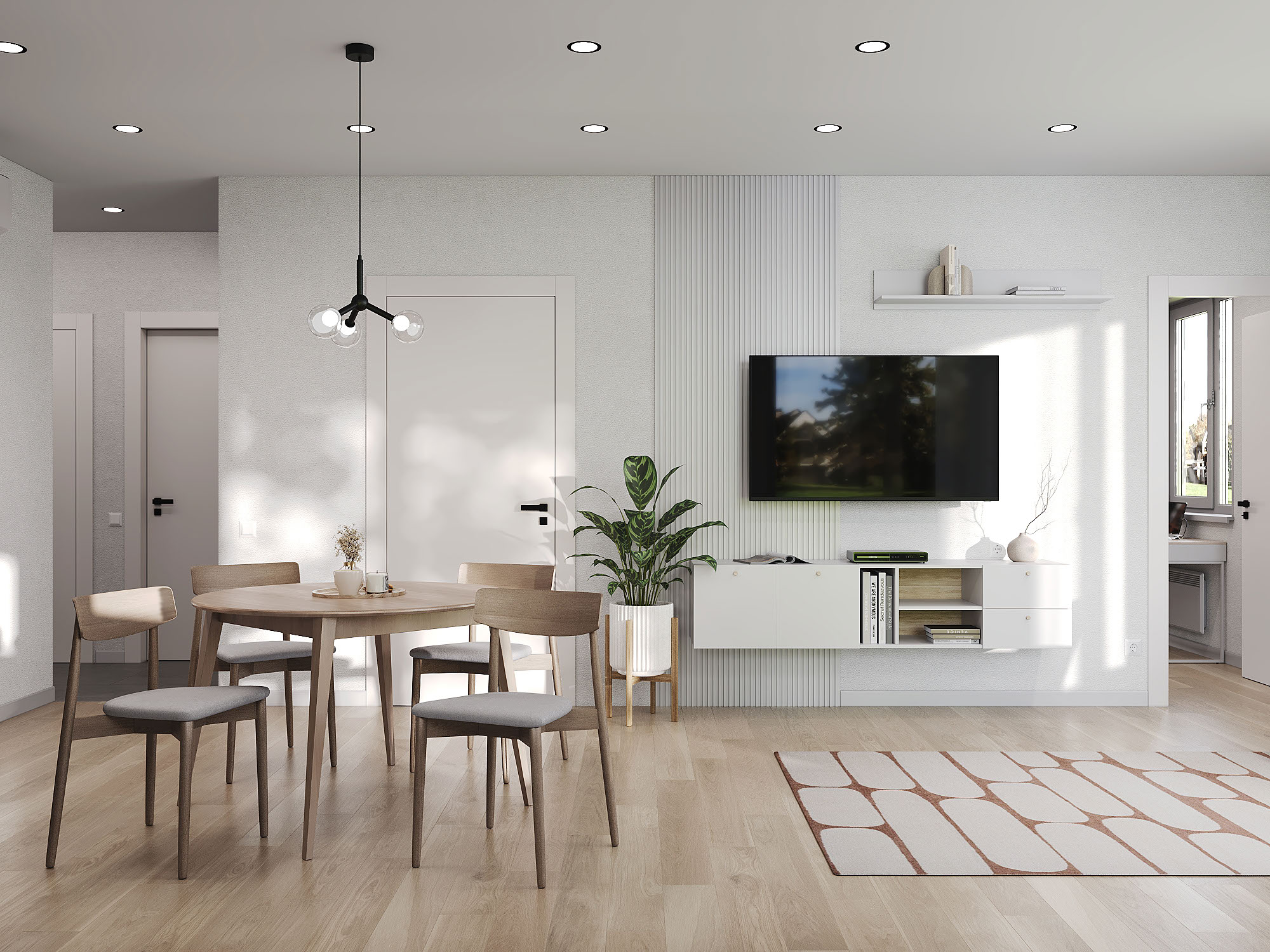 Kitchen-living room — Изображение №10 — Иллюстрация, 3D на Dprofile