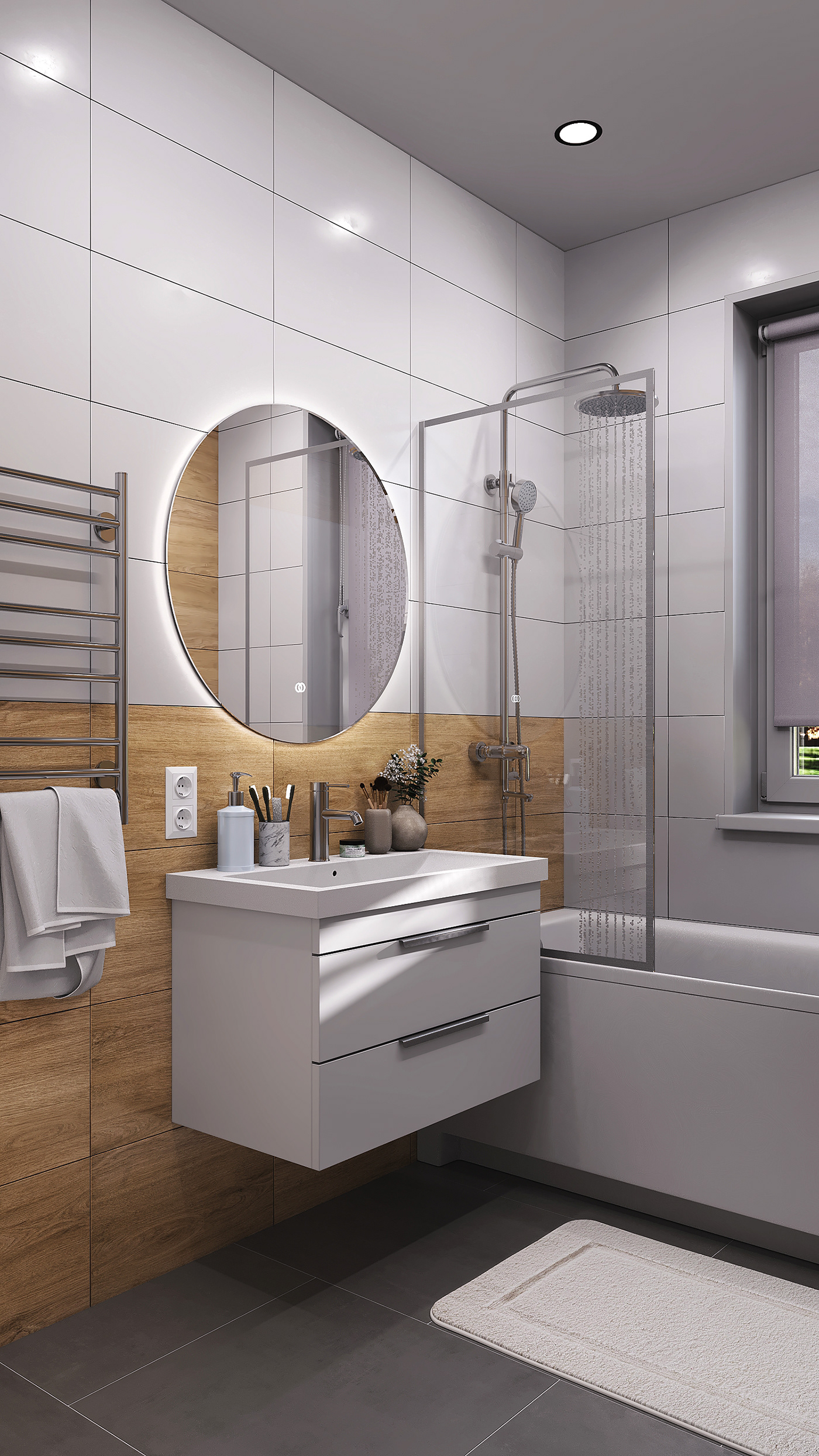 Bathroom and laundry room — Изображение №6 — Иллюстрация, 3D на Dprofile