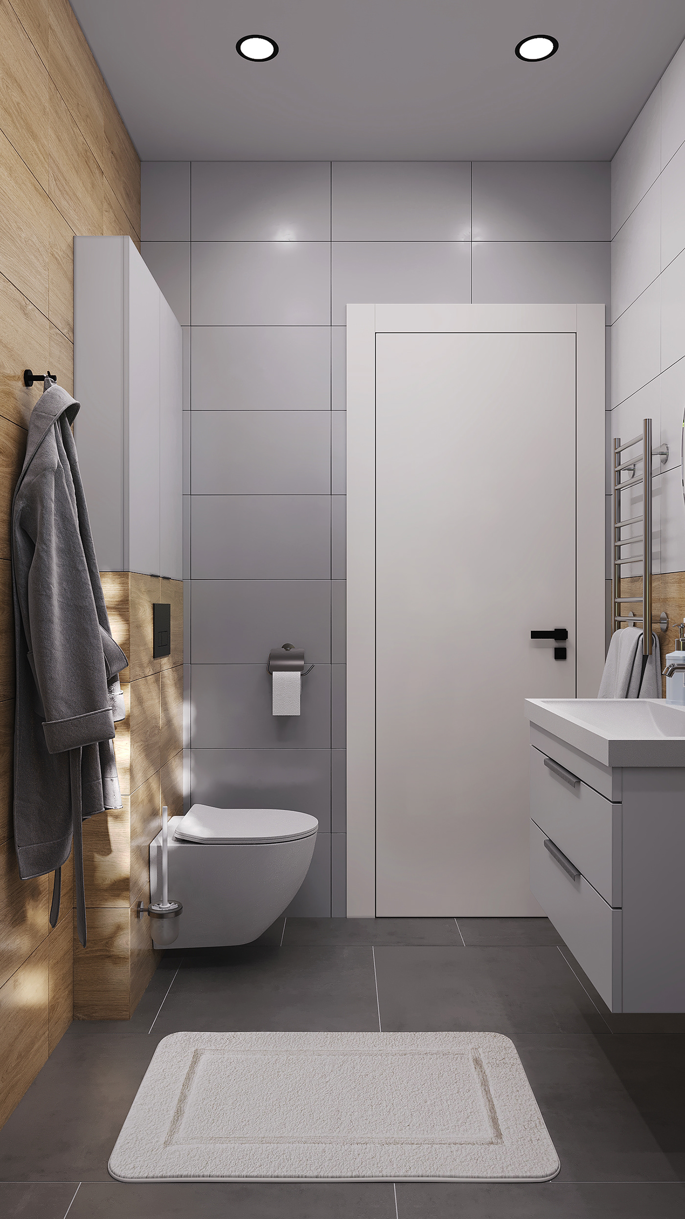 Bathroom and laundry room — Изображение №9 — Иллюстрация, 3D на Dprofile