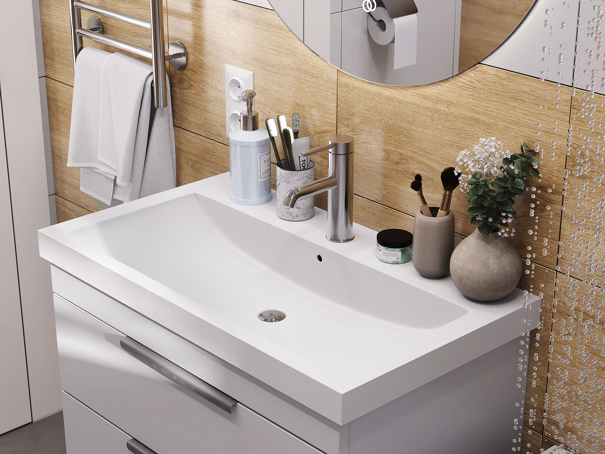 Bathroom and laundry room — Изображение №10 — Иллюстрация, 3D на Dprofile