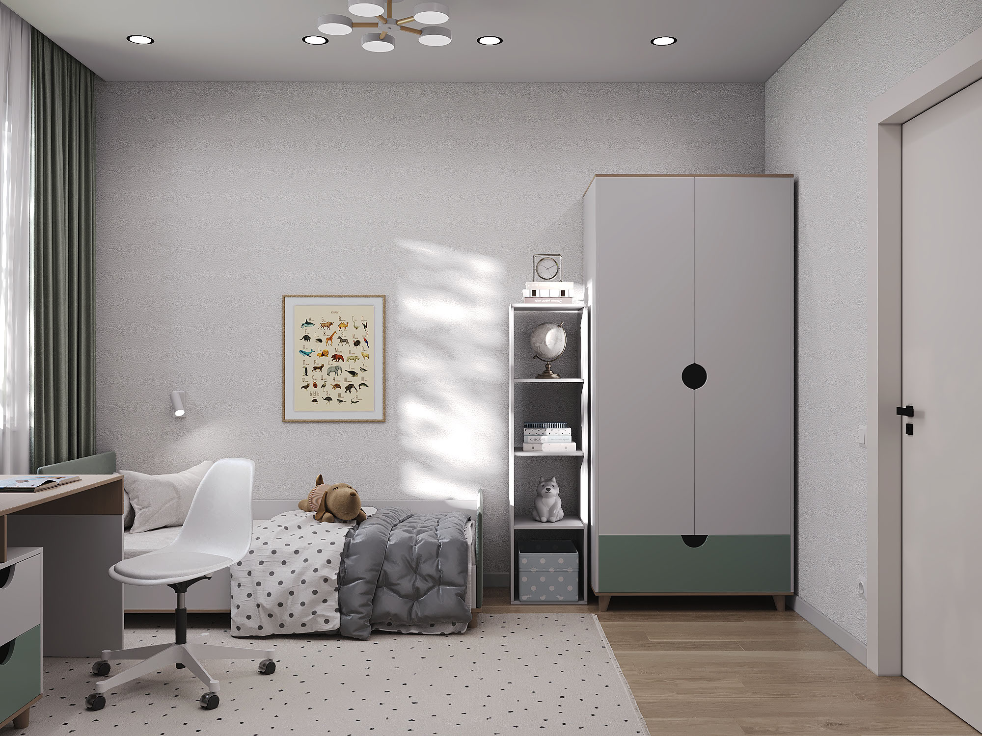 The student's room — Изображение №9 — Иллюстрация, 3D на Dprofile