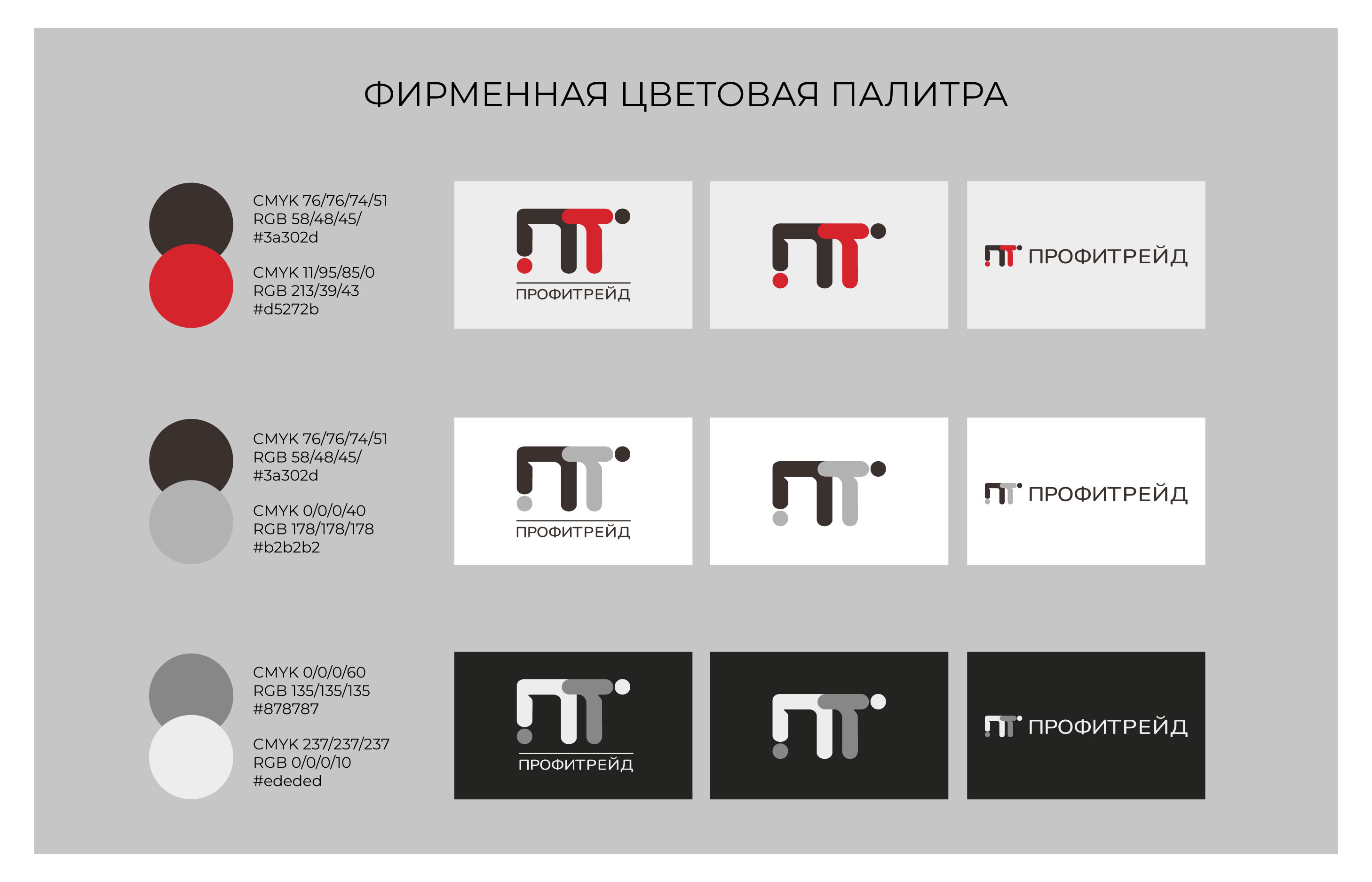 Логотип компании Профитрейд — Изображение №5 — Брендинг, Графика на Dprofile
