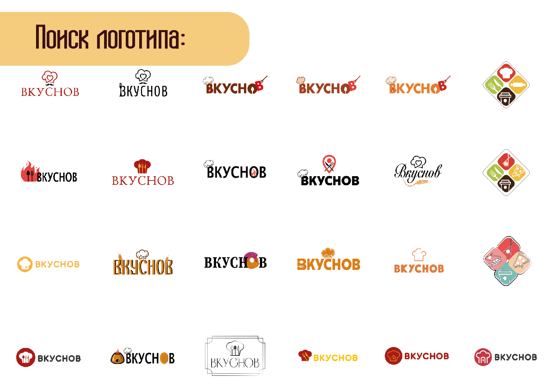 Логотип и фирменный стиль для кафе-пекарни — Изображение №3 — Брендинг, Графика на Dprofile