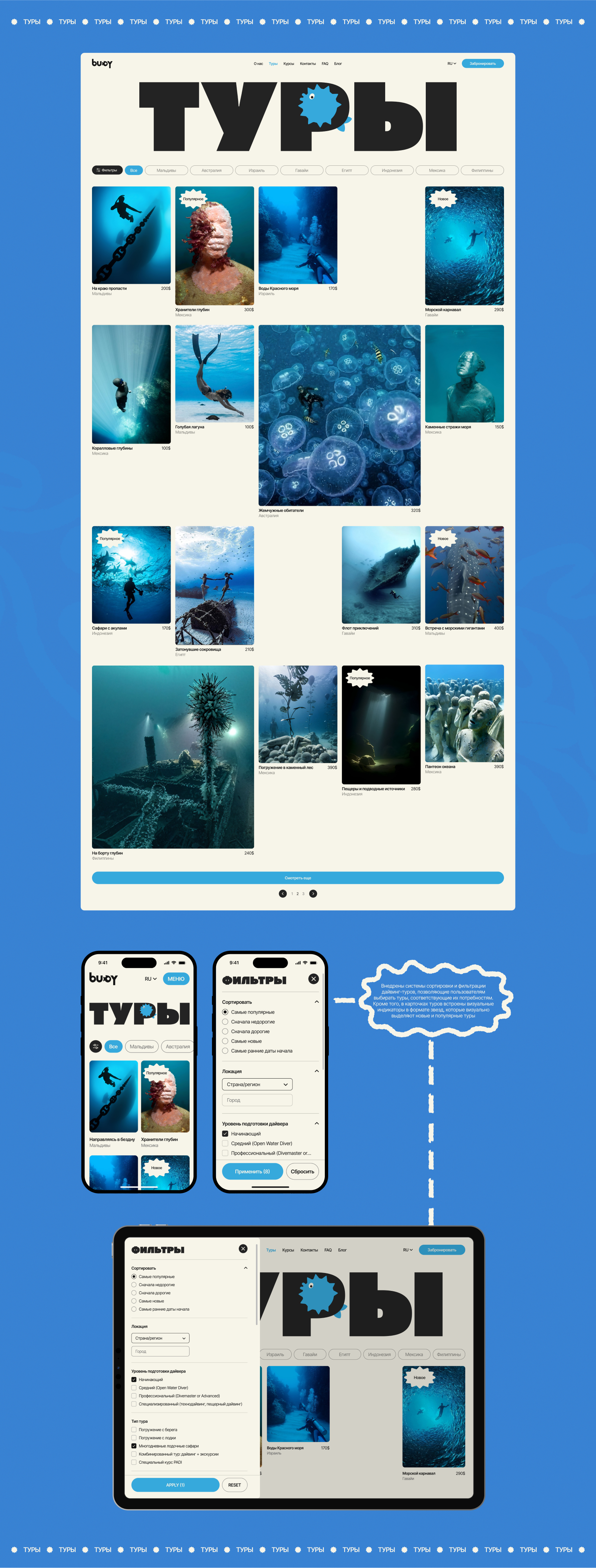 BUOY / Корпоративный сайт — Изображение №6 — Интерфейсы, Брендинг на Dprofile