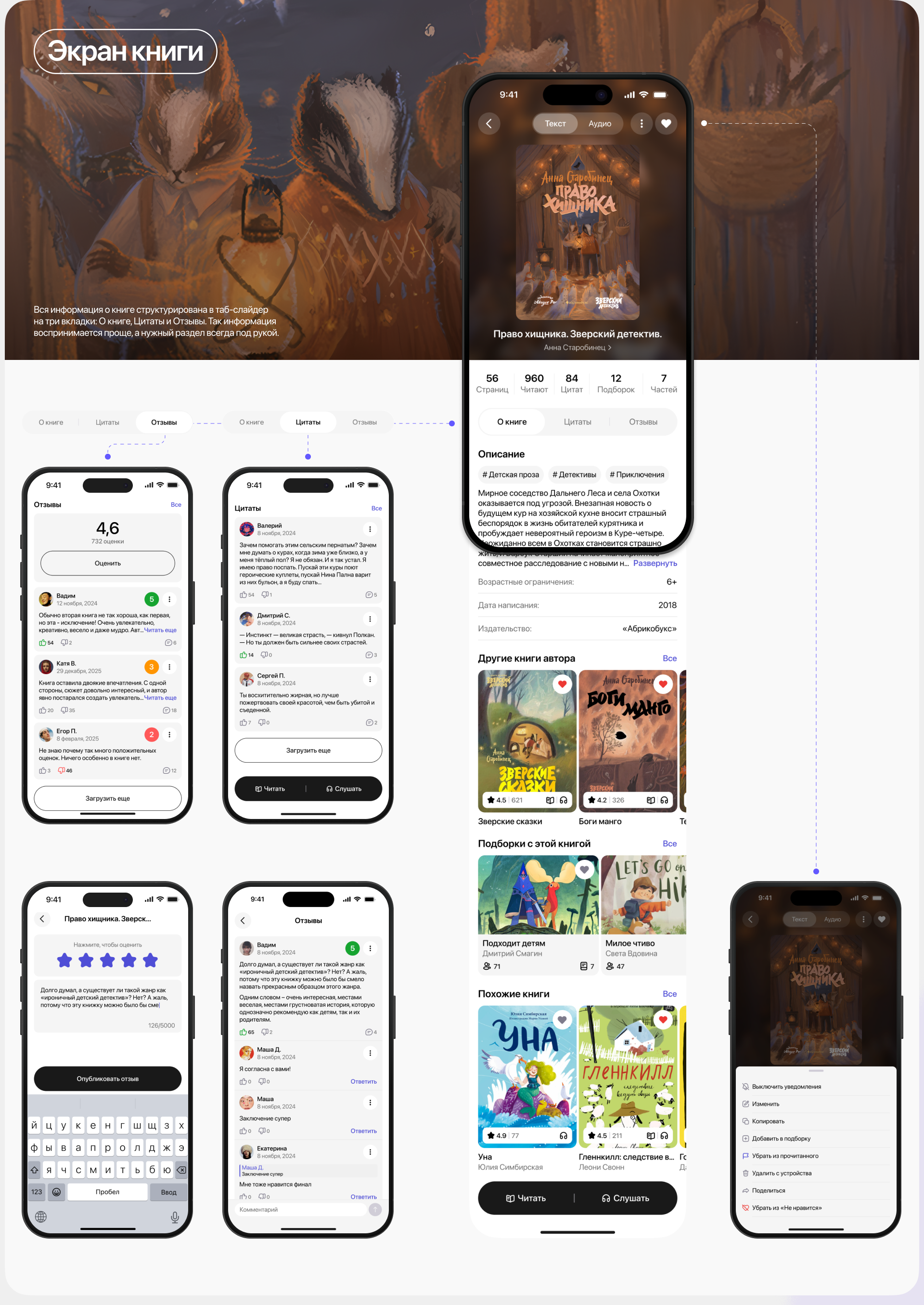 Avidbook / Mobile App — Изображение №16 — Интерфейсы на Dprofile