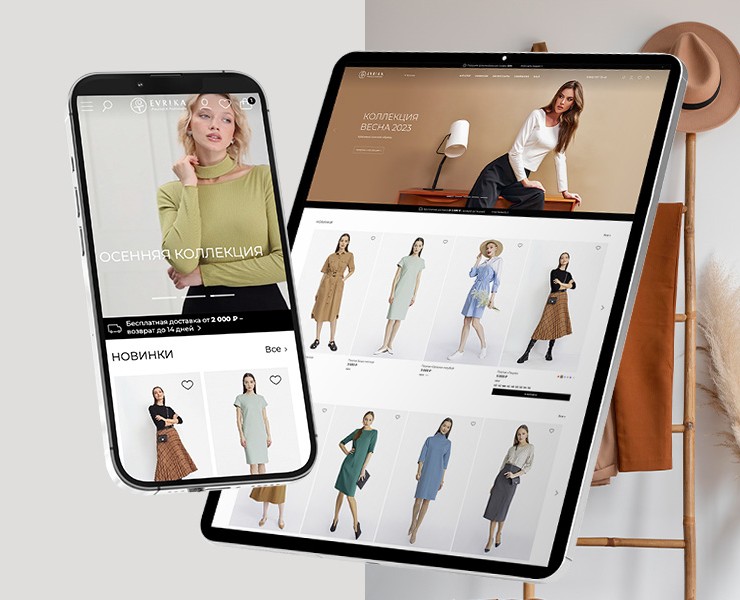 EVRIKA I e-commerce — Интерфейсы на Dprofile