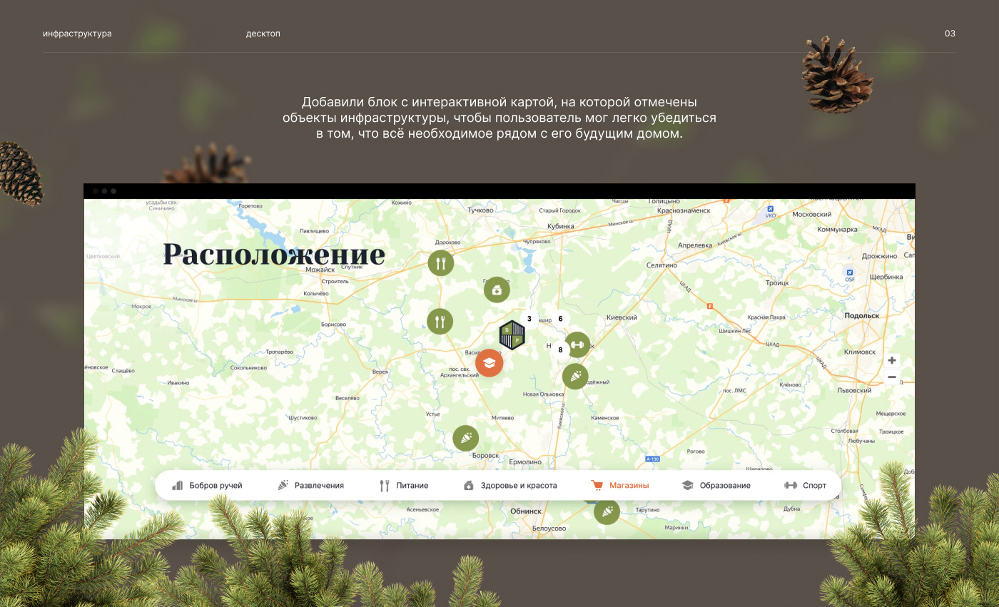 Бобров ручей I website — Изображение №4 — Интерфейсы, Маркетинг на Dprofile