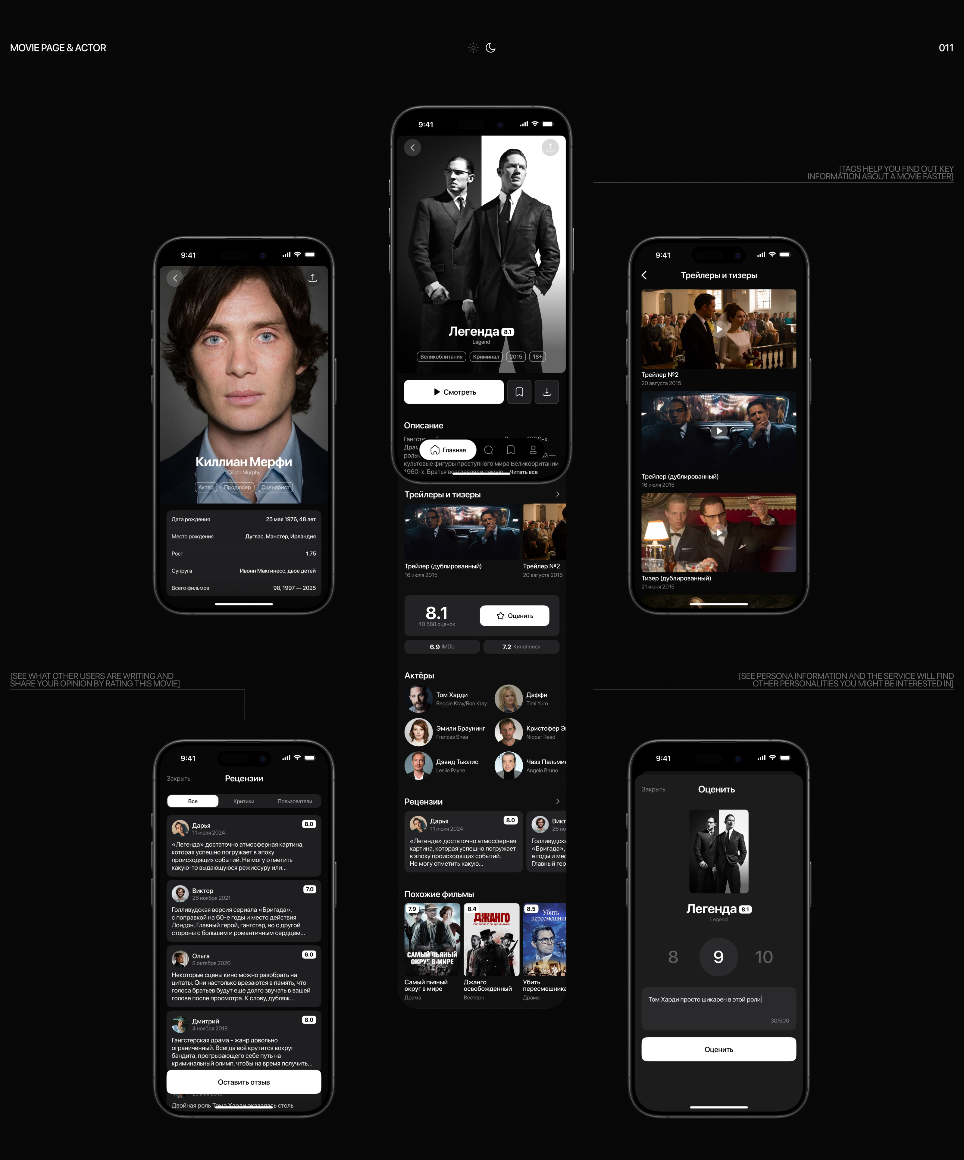 Online Cinema App | SEEME — Изображение №16 — Интерфейсы, Графика на Dprofile