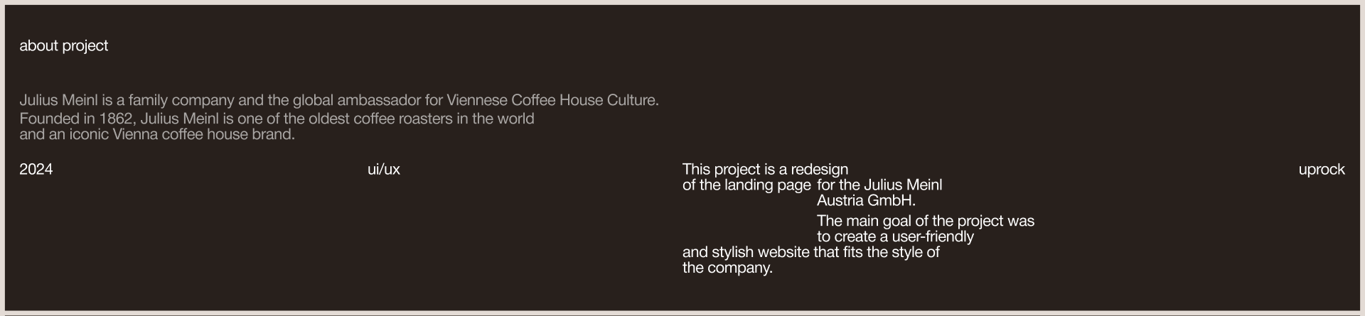 Julius Meinl | Landing page — Изображение №2 — Интерфейсы на Dprofile