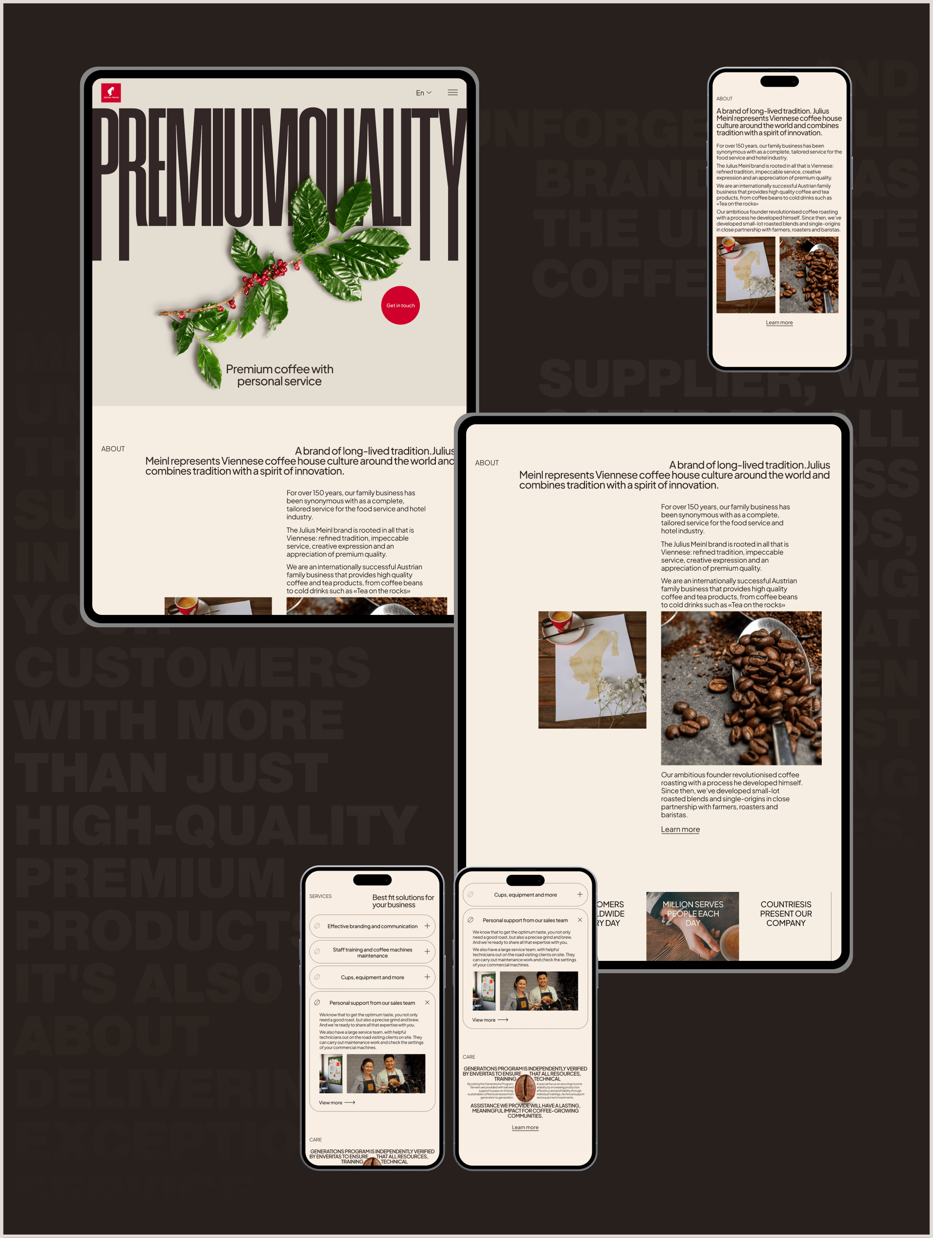 Julius Meinl | Landing page — Изображение №6 — Интерфейсы на Dprofile