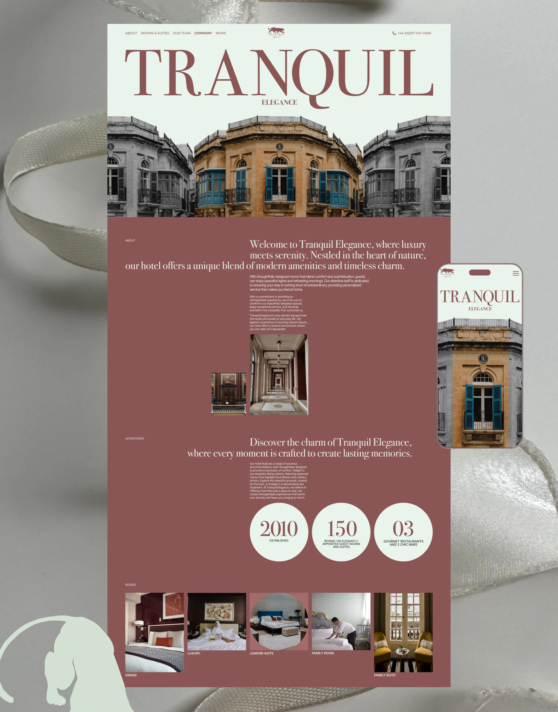 Tranquil elegance — Изображение №3 — Интерфейсы, Брендинг на Dprofile