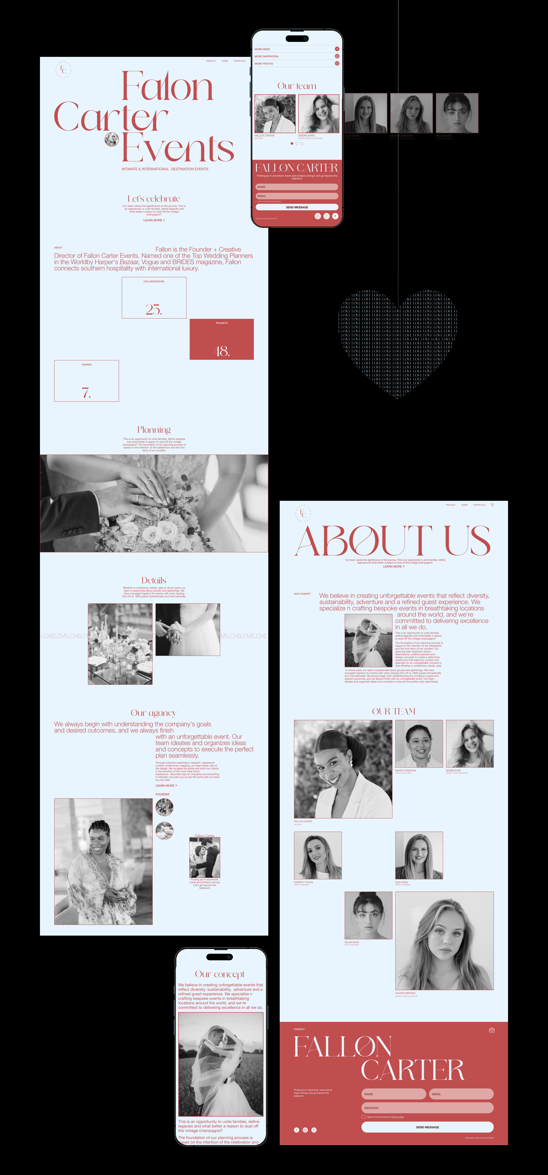 Fallon Carter events — Изображение №6 — Интерфейсы, Брендинг на Dprofile