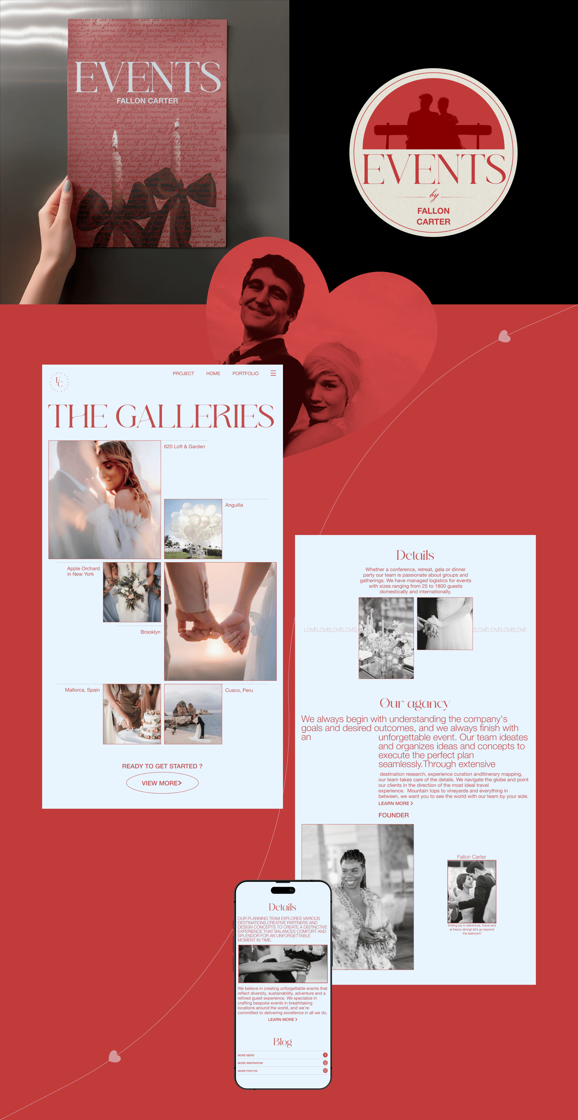 Fallon Carter events — Изображение №3 — Интерфейсы, Брендинг на Dprofile