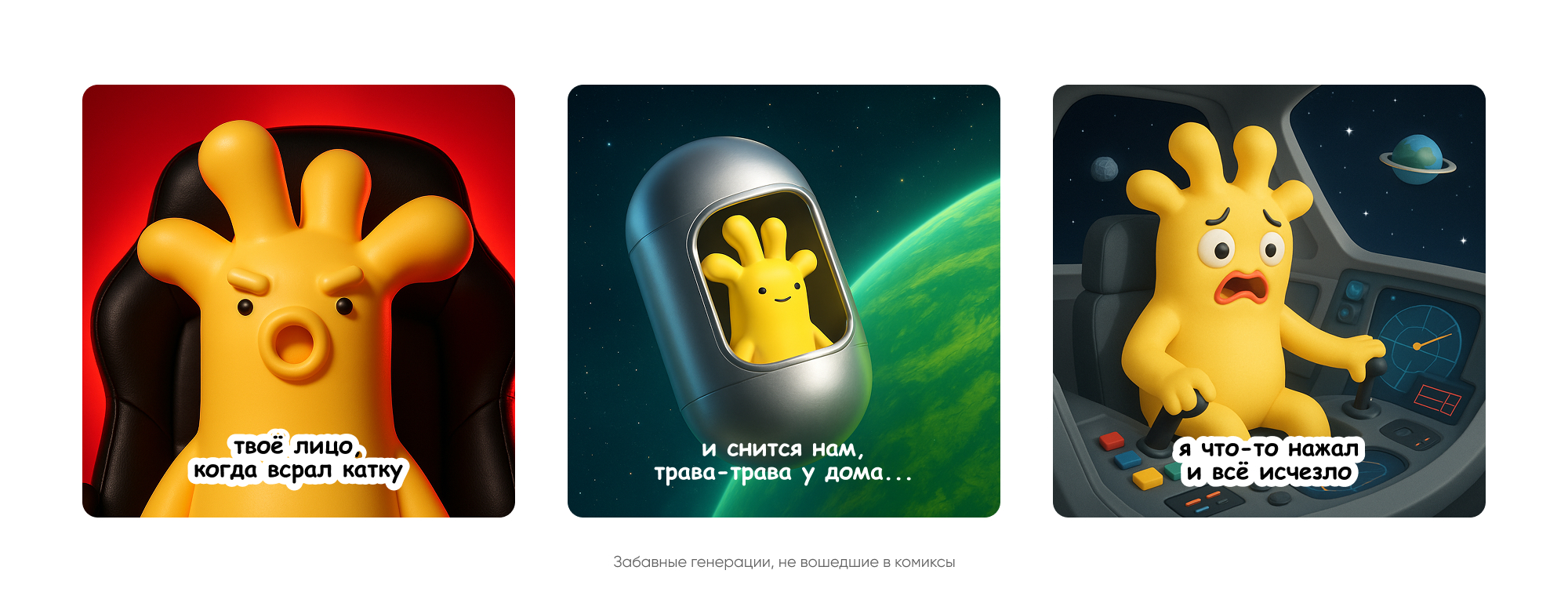 Комиксы о жёлтых человечках — Изображение №6 — Иллюстрация, 3D на Dprofile