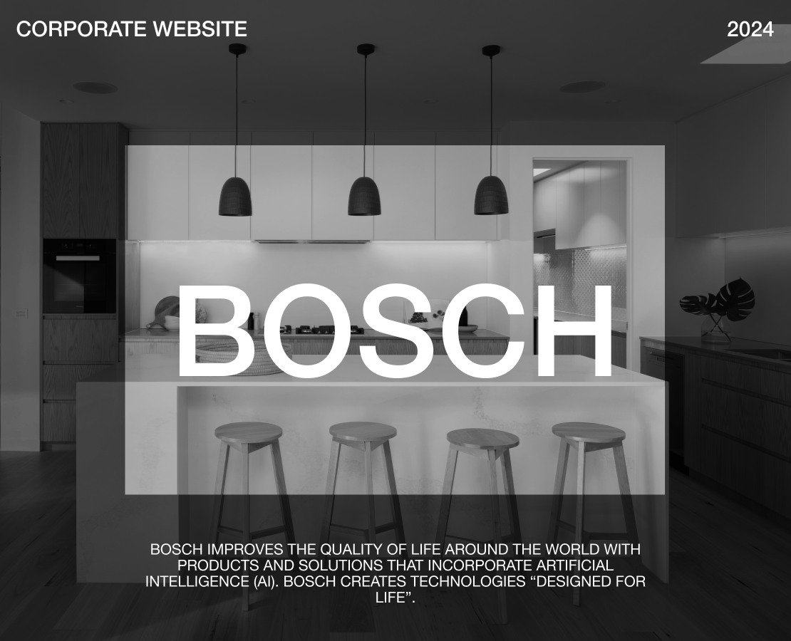 CORPORATE REDESIGN | BOSCH — Интерфейсы на Dprofile