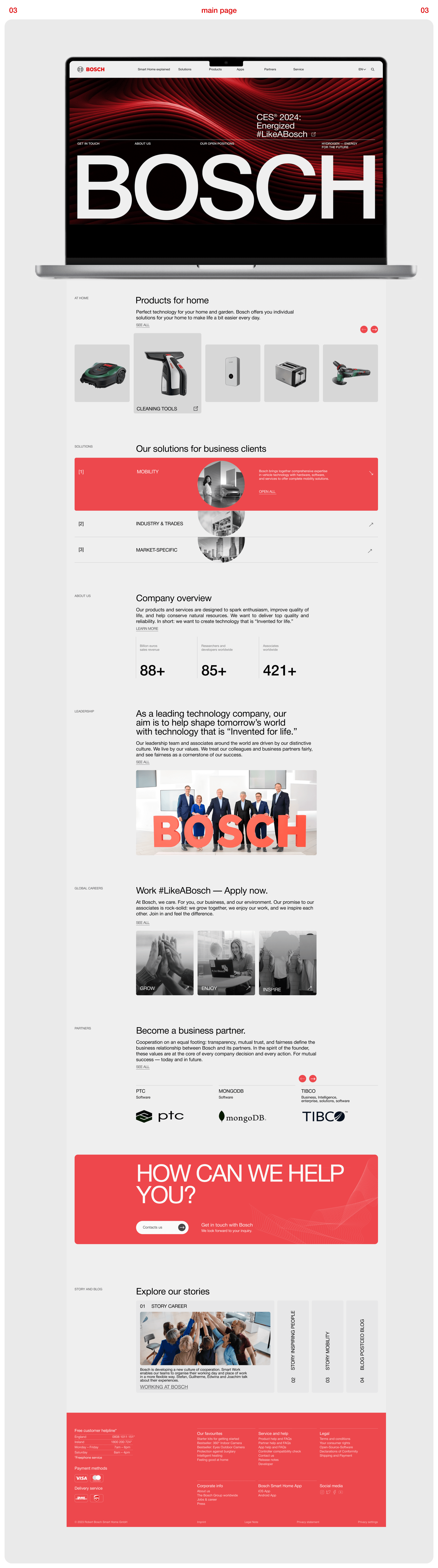 CORPORATE REDESIGN | BOSCH — Изображение №4 — Интерфейсы на Dprofile