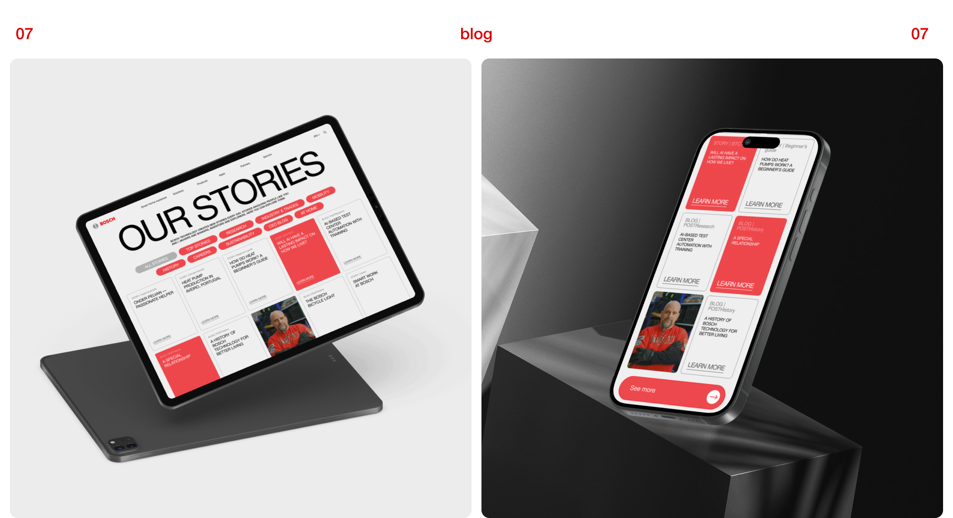 CORPORATE REDESIGN | BOSCH — Изображение №13 — Интерфейсы на Dprofile