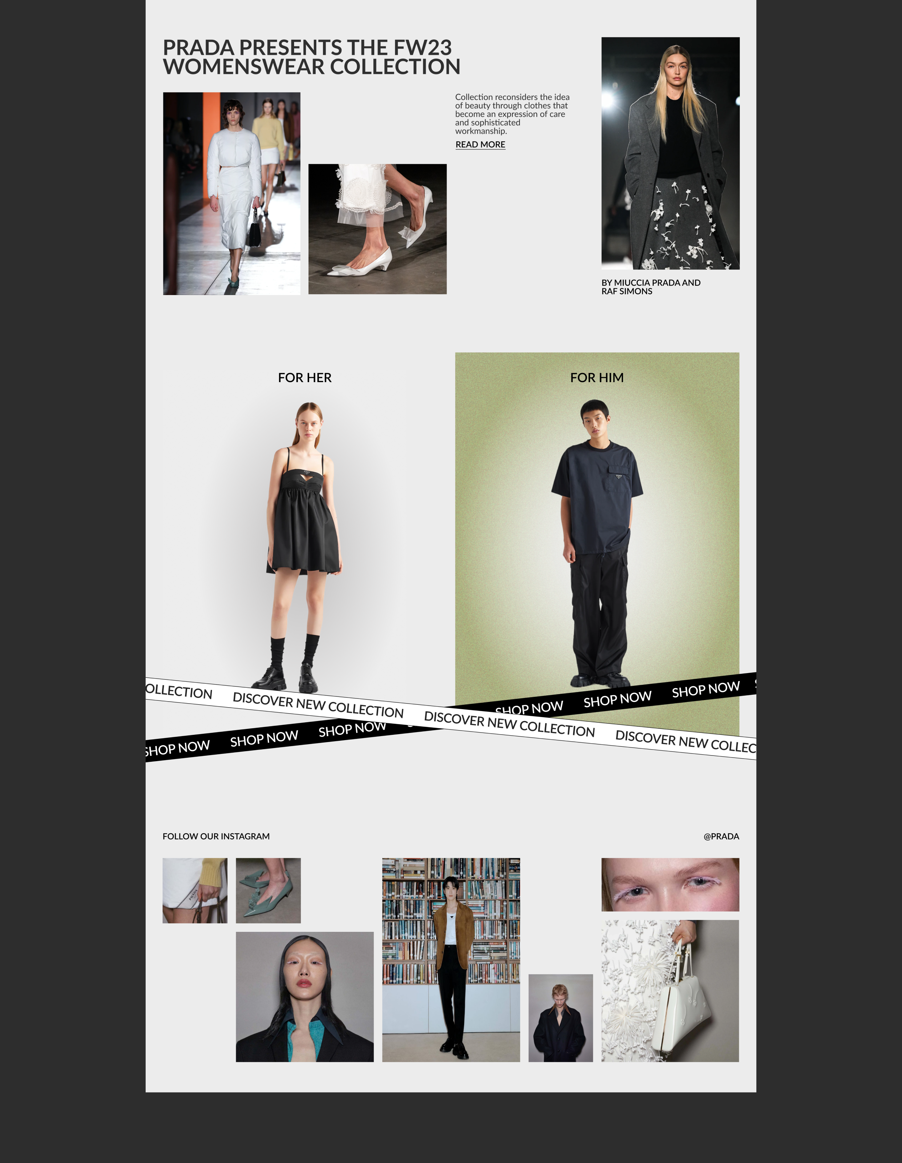 PRADA | Редизайн сайта интернет-магазина — Изображение №4 — Интерфейсы на Dprofile