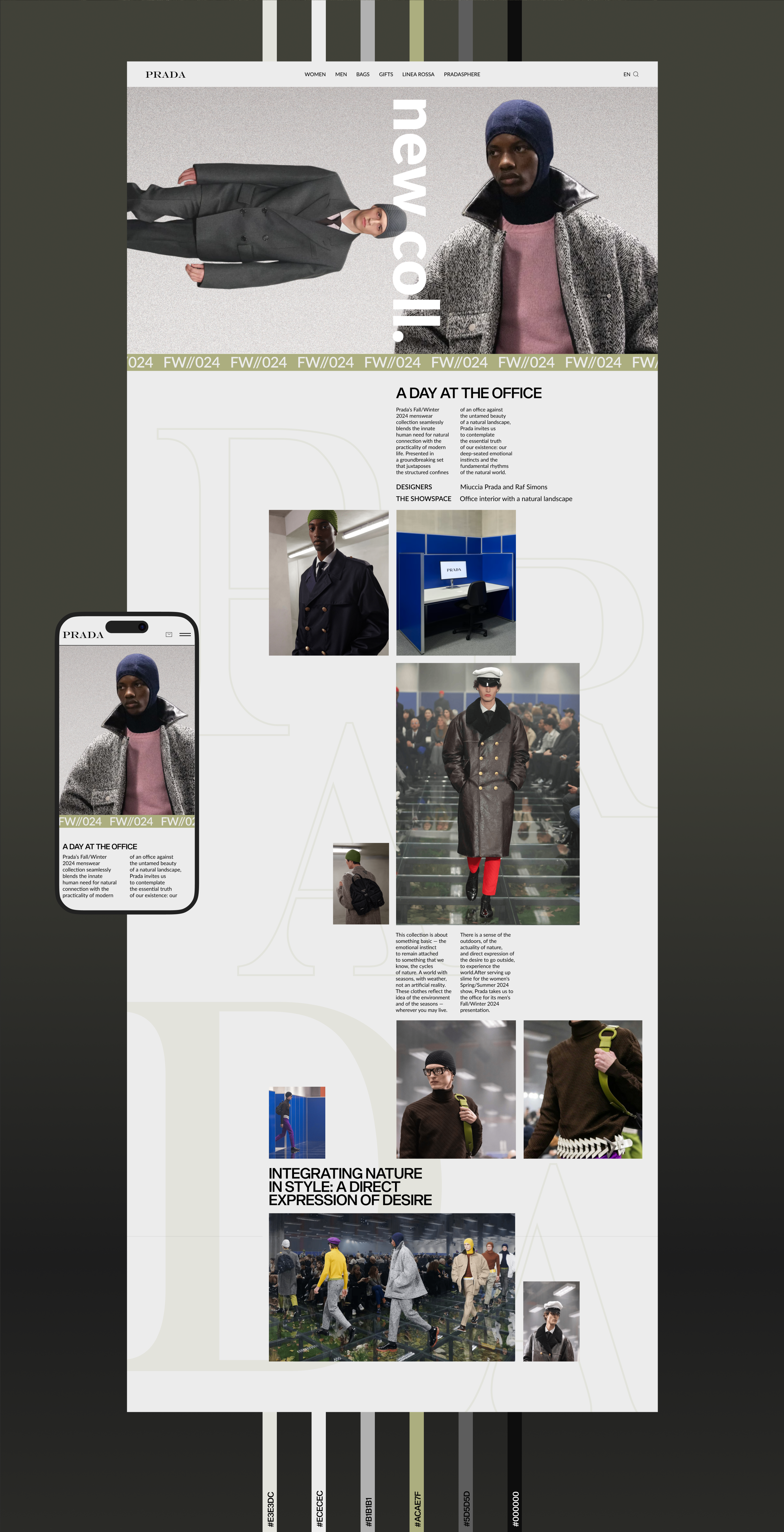 PRADA | Редизайн сайта интернет-магазина — Изображение №10 — Интерфейсы на Dprofile