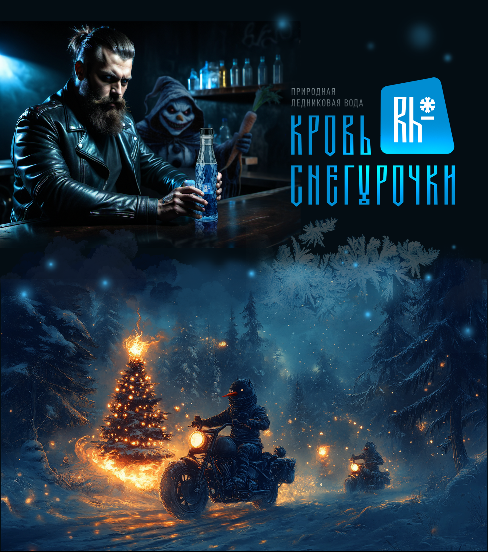 "Кровь Снегурочки". Природная ледниковая вода — Изображение №1 — Брендинг на Dprofile