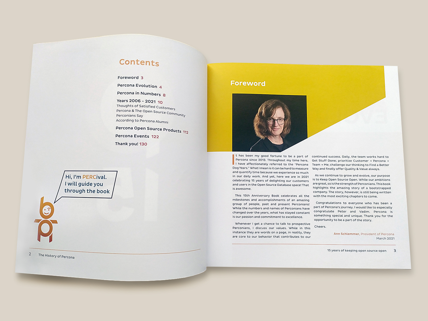 PERCONA 15 years. Брошюра для IT-компании. — Изображение №5 — Графика на Dprofile