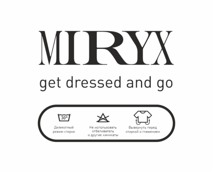 MIRYX. Логотип российского бренда женской одежды size plus. — Брендинг на Dprofile
