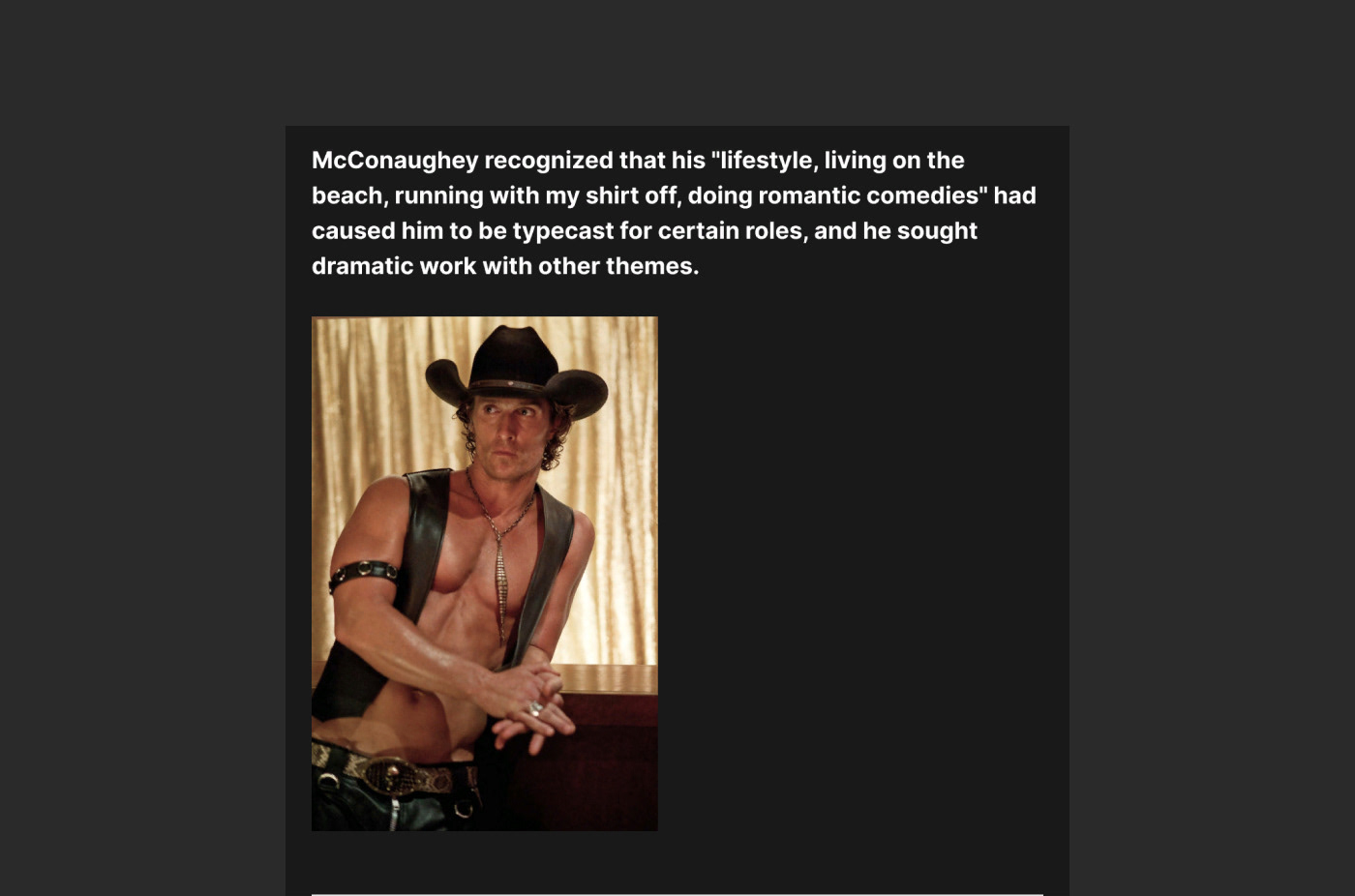 MATTHEW MCCONAUGHEY — personal website — Изображение №10 — Интерфейсы на Dprofile