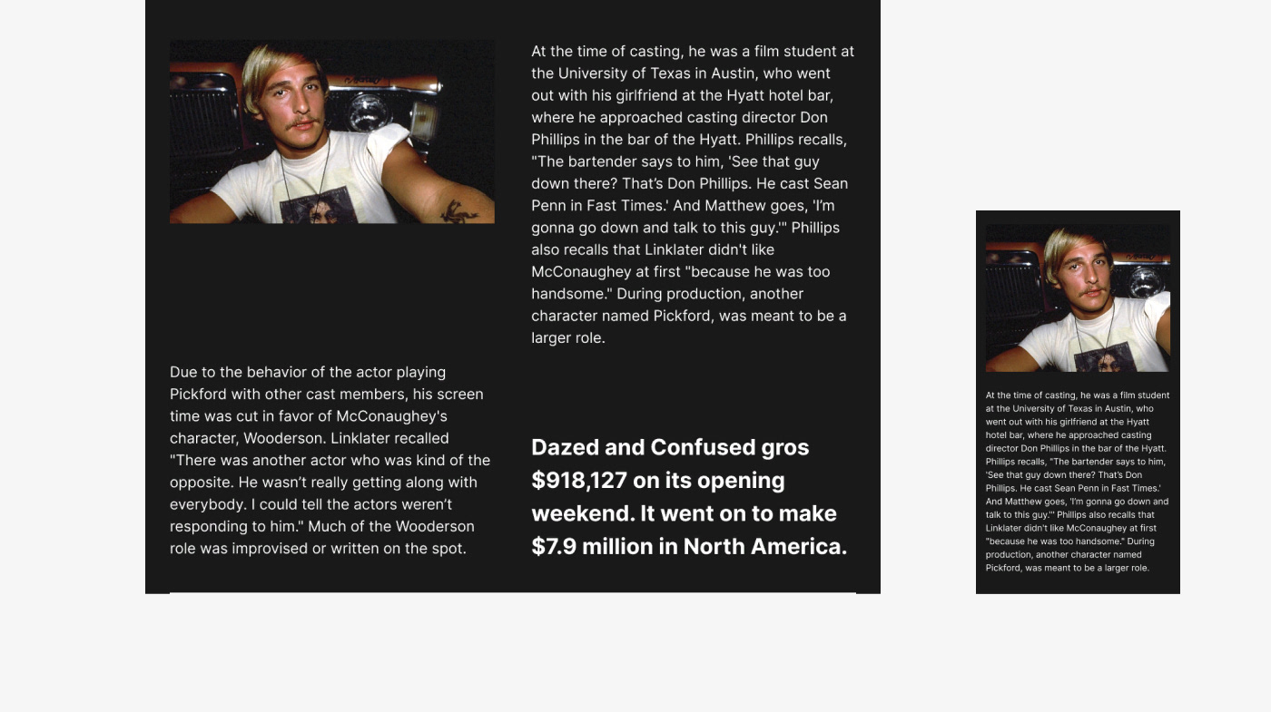 MATTHEW MCCONAUGHEY — personal website — Изображение №8 — Интерфейсы на Dprofile
