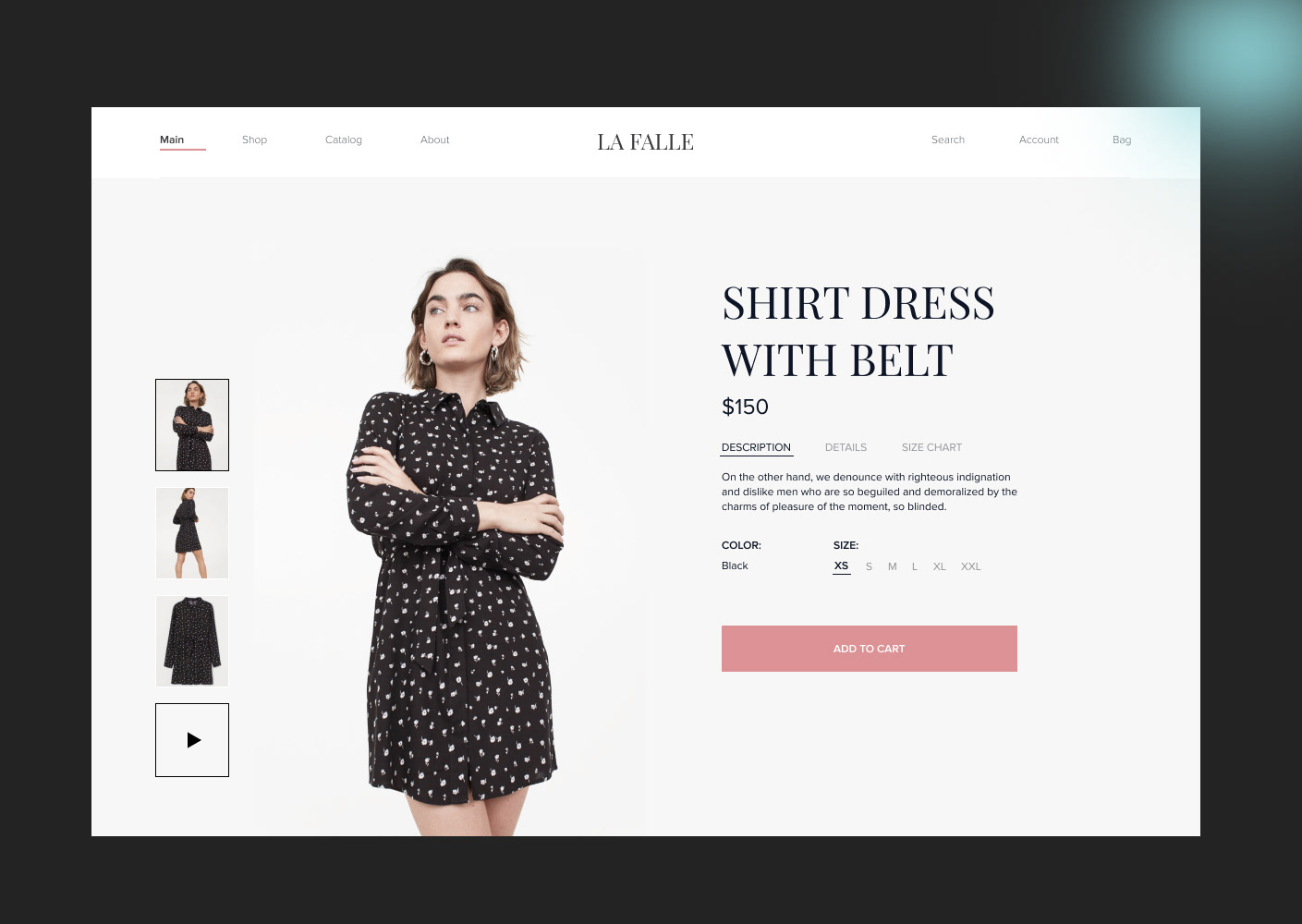 La Falle - E-commerce project — Изображение №8 — Интерфейсы на Dprofile