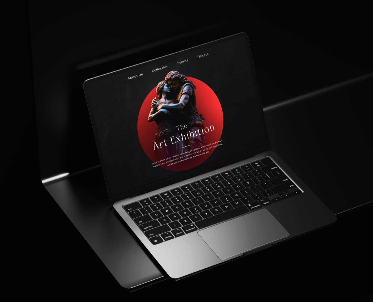 The Art Exhibition | Landing Page | WEB Design — Интерфейсы, Графика на Dprofile