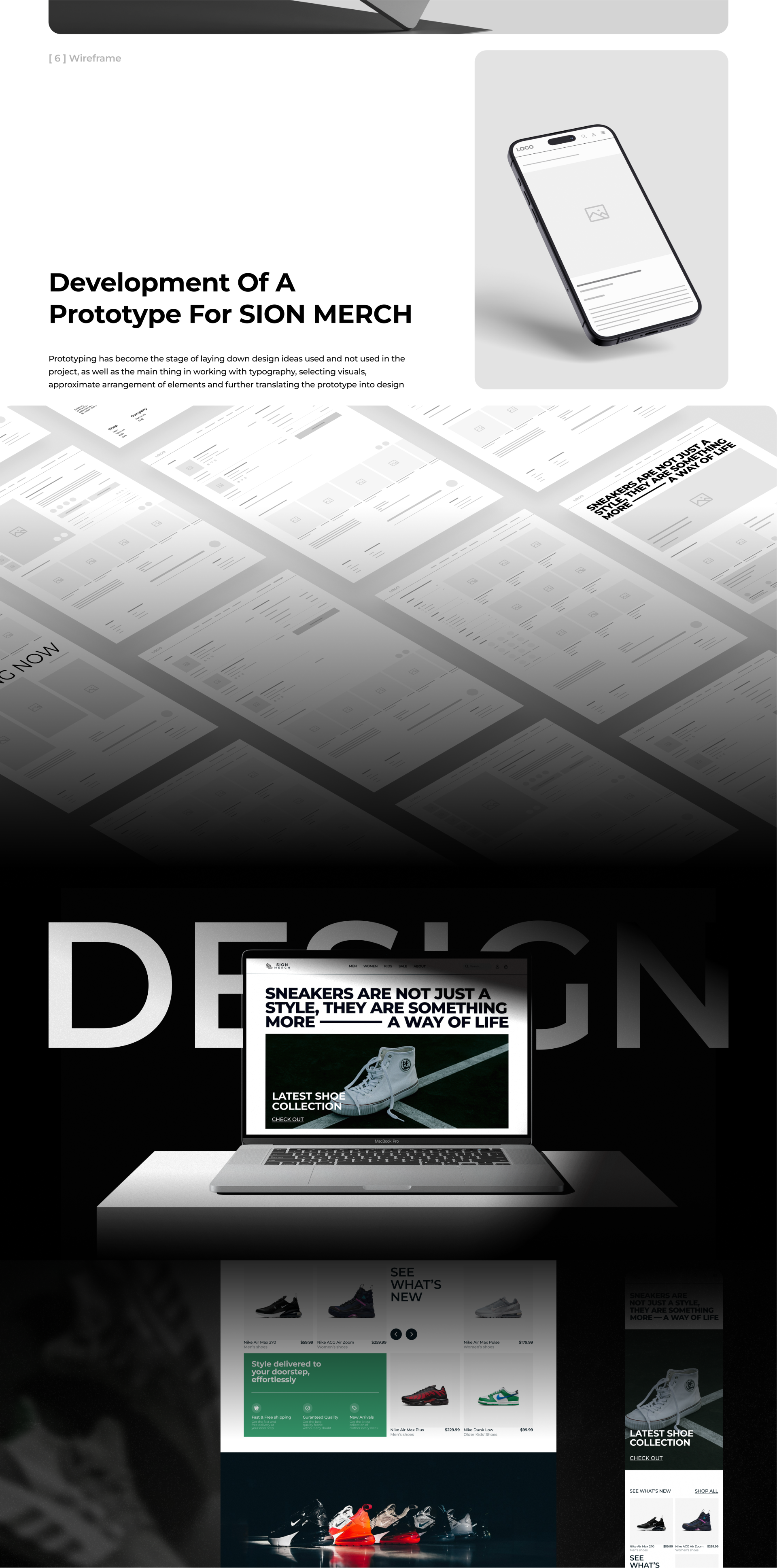 SION MERCH | Ecommerce website design concept — Изображение №3 — Графика, Интерфейсы на Dprofile