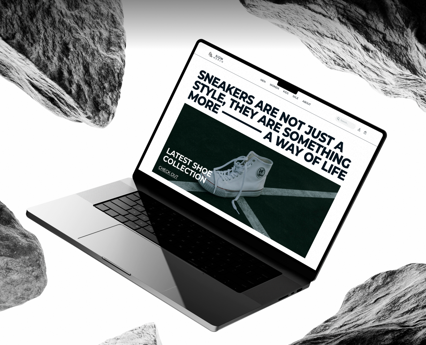 SION MERCH | Ecommerce website design concept — Интерфейсы, Графика на Dprofile