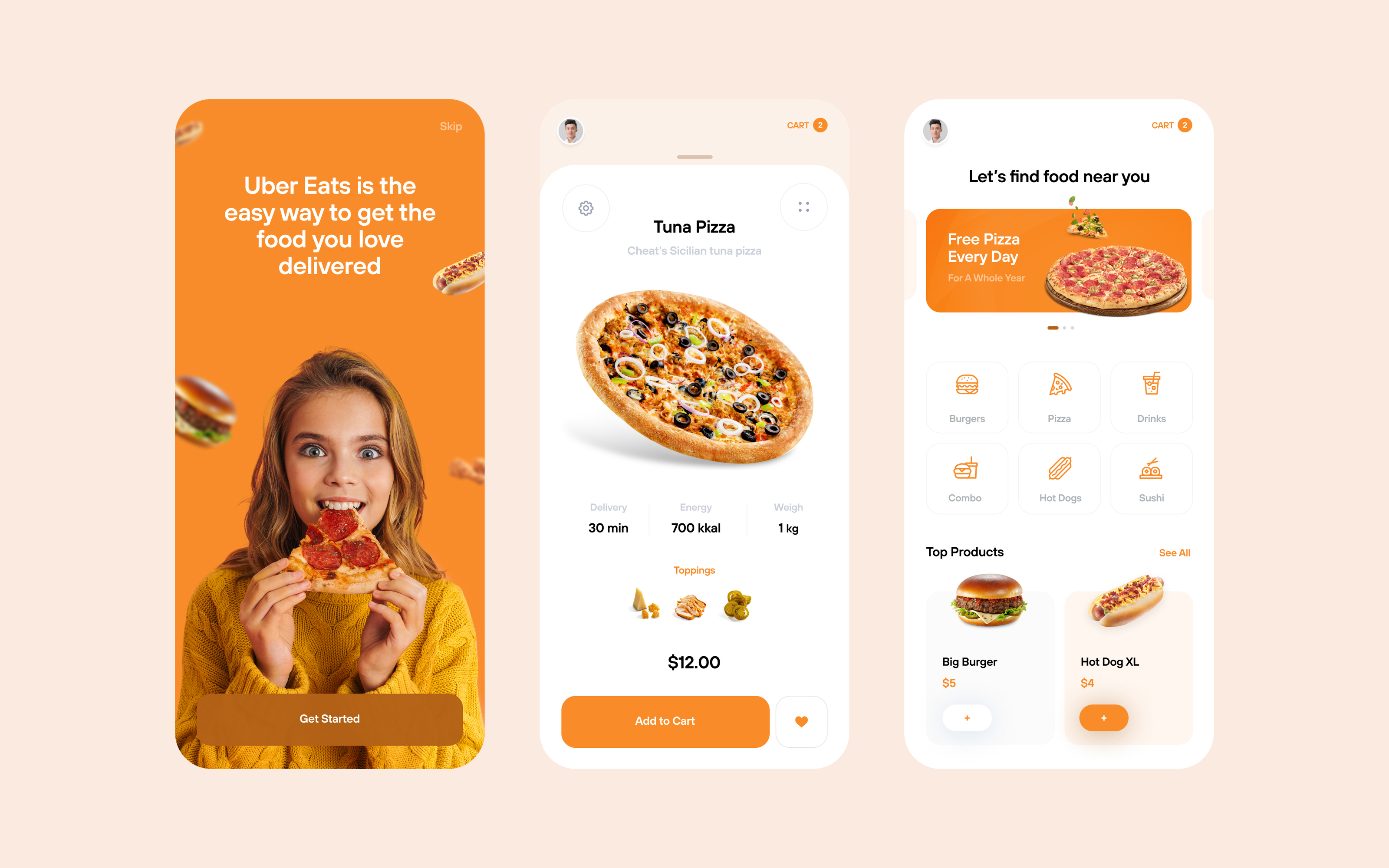 Mobile App Design Challenge /UX/UI #3 — Изображение №1 — Интерфейсы на Dprofile