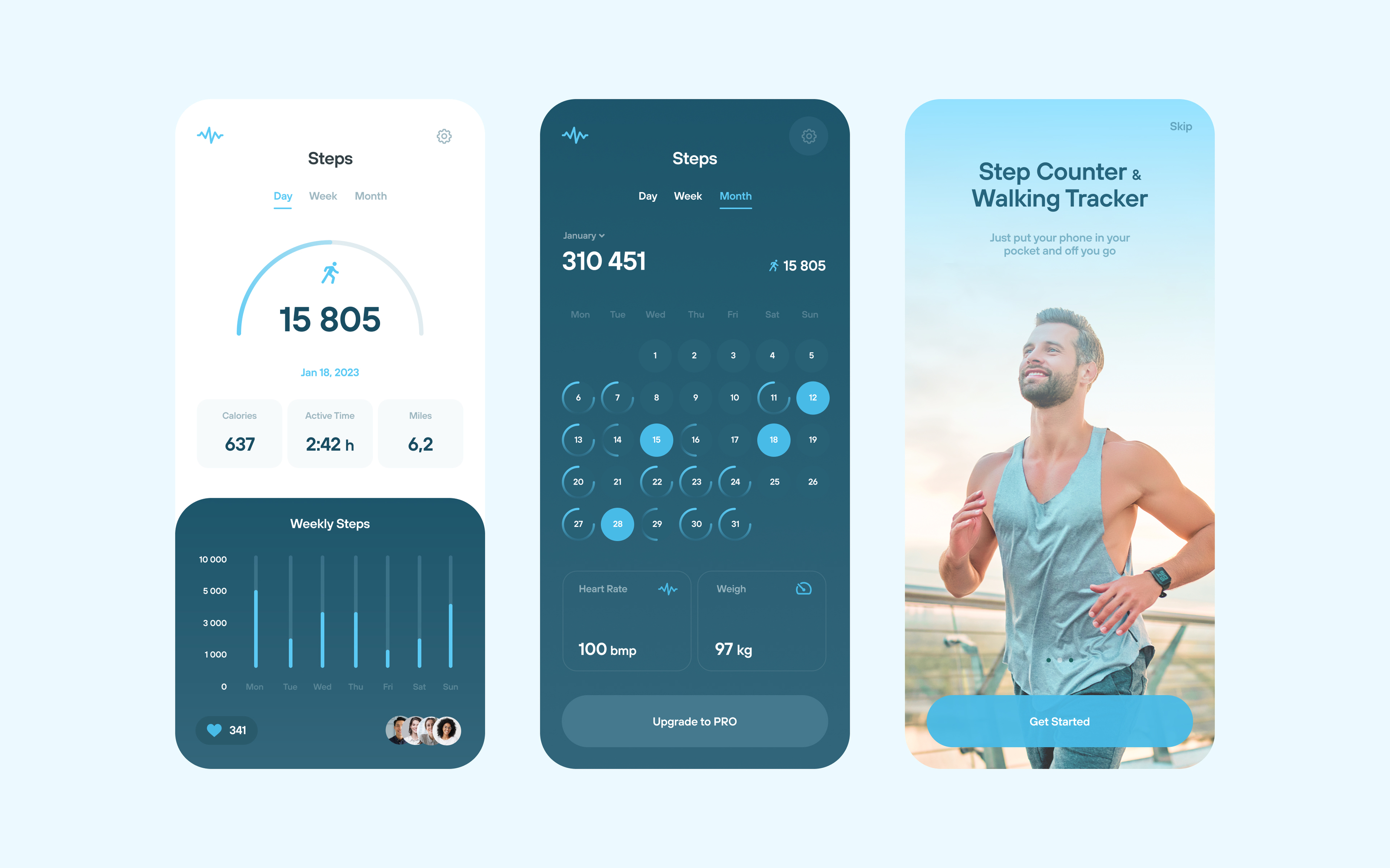 Mobile App Design Challenge /UX/UI #3 — Изображение №6 — Интерфейсы на Dprofile