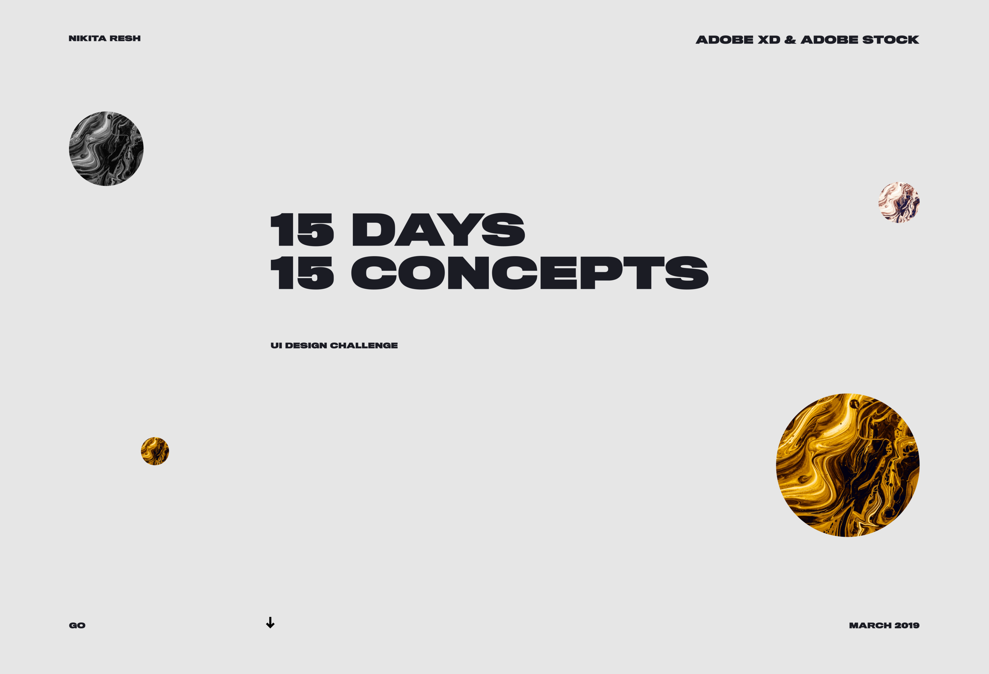 15 Days — 15 Concepts / UI Design Challenge — Изображение №1 — Интерфейсы на Dprofile