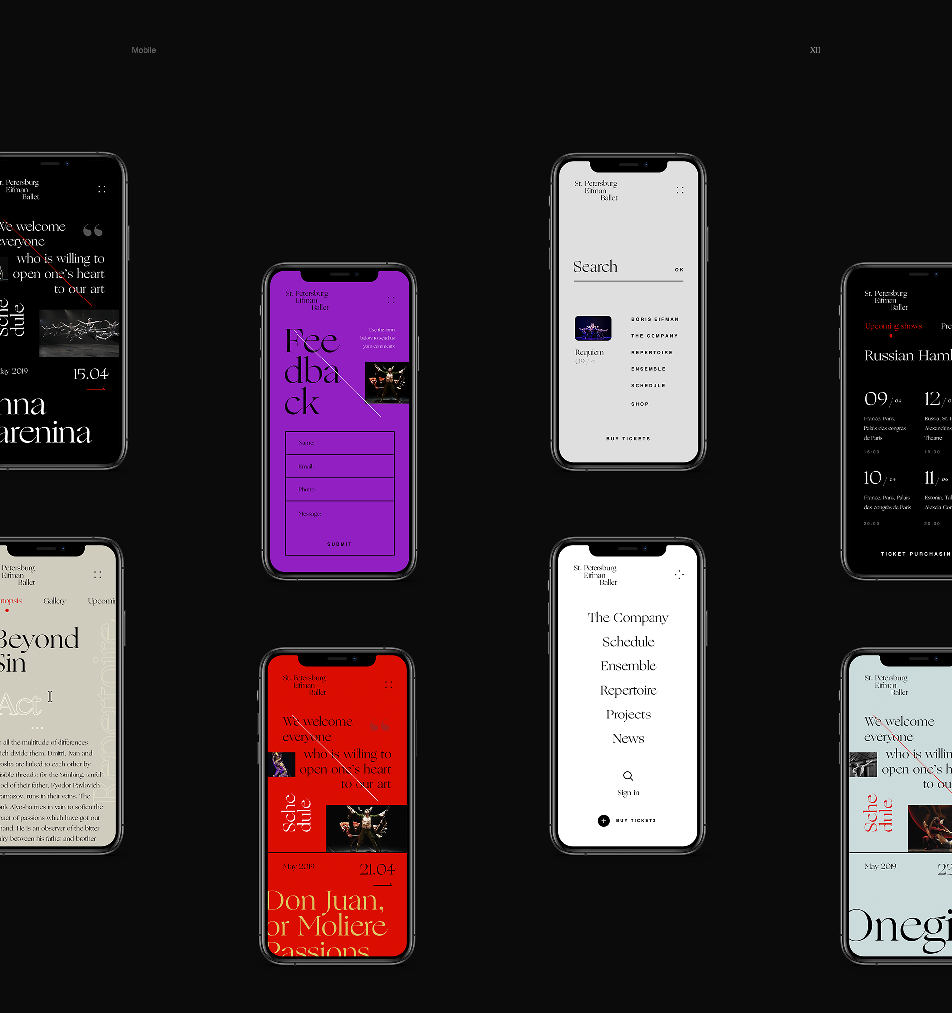 St. Petersburg Eifman Ballet / Design Concept — Изображение №11 — Интерфейсы на Dprofile