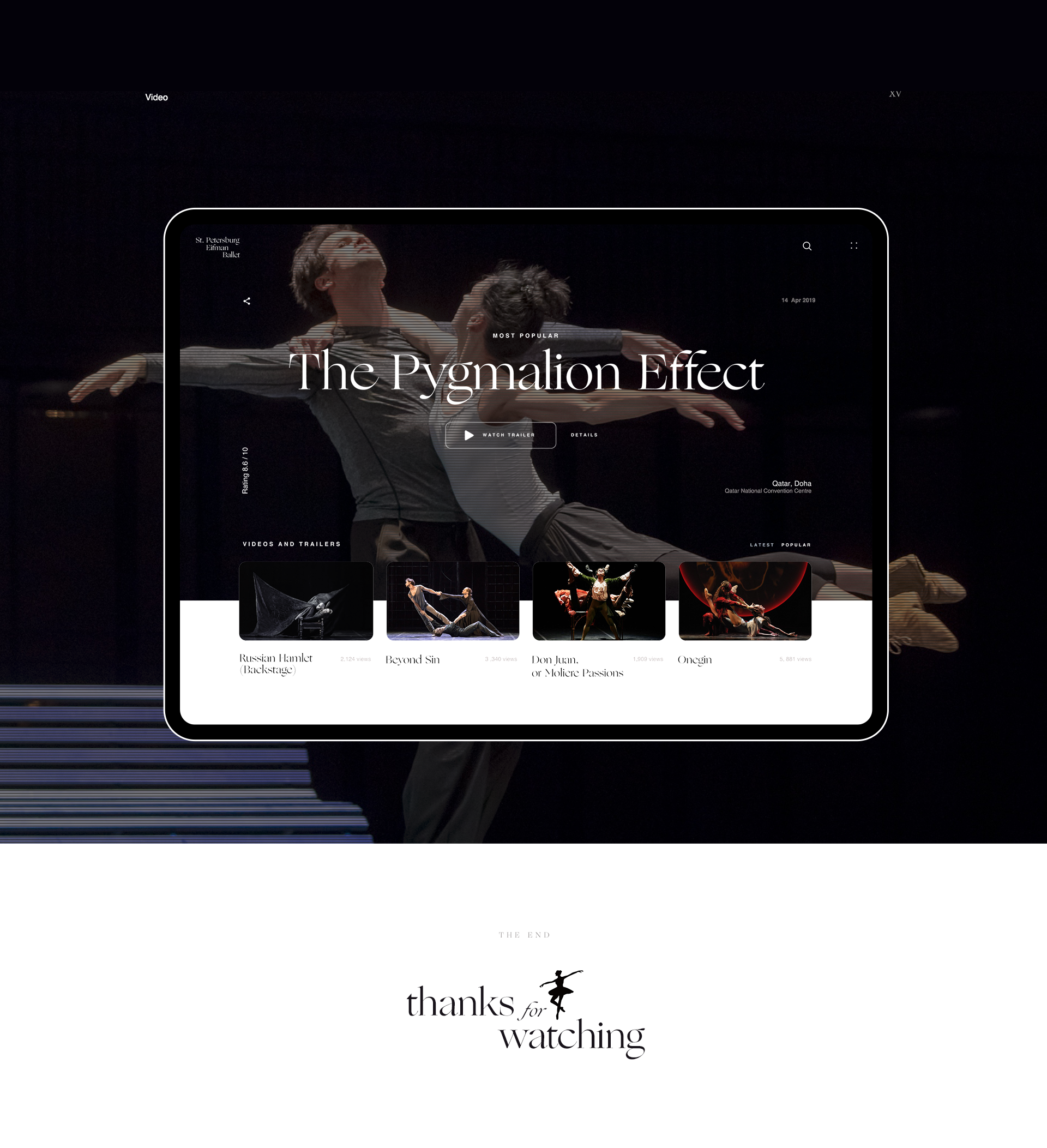 St. Petersburg Eifman Ballet / Design Concept — Изображение №13 — Интерфейсы на Dprofile