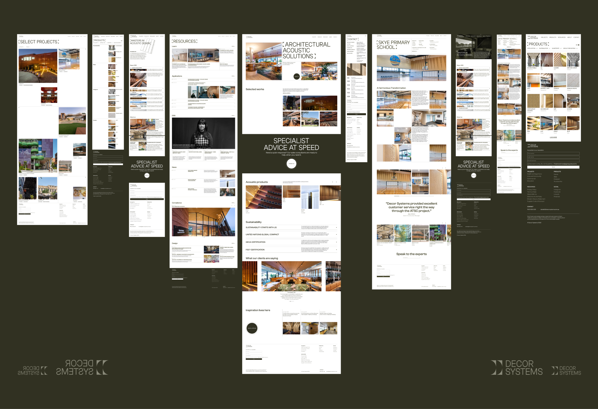 Decor Systems | Corporate website redesign — Изображение №5 — Интерфейсы на Dprofile