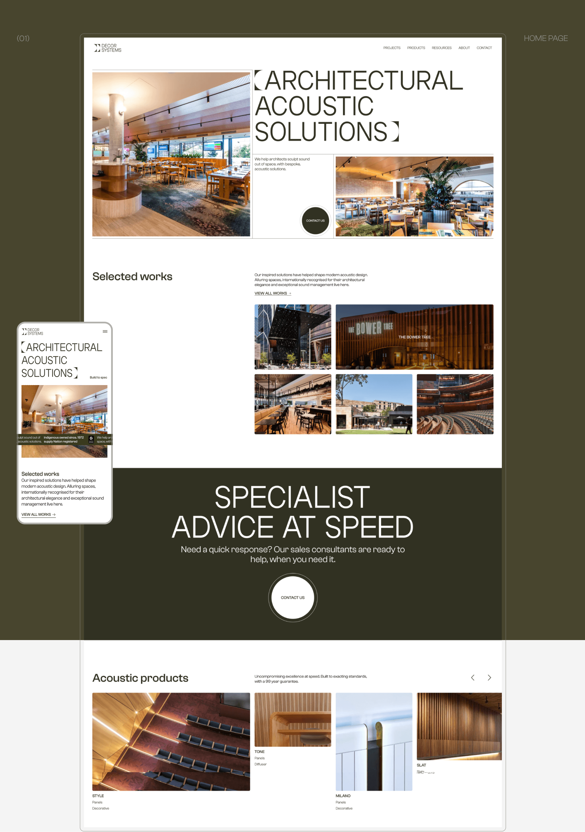 Decor Systems | Corporate website redesign — Изображение №3 — Интерфейсы на Dprofile