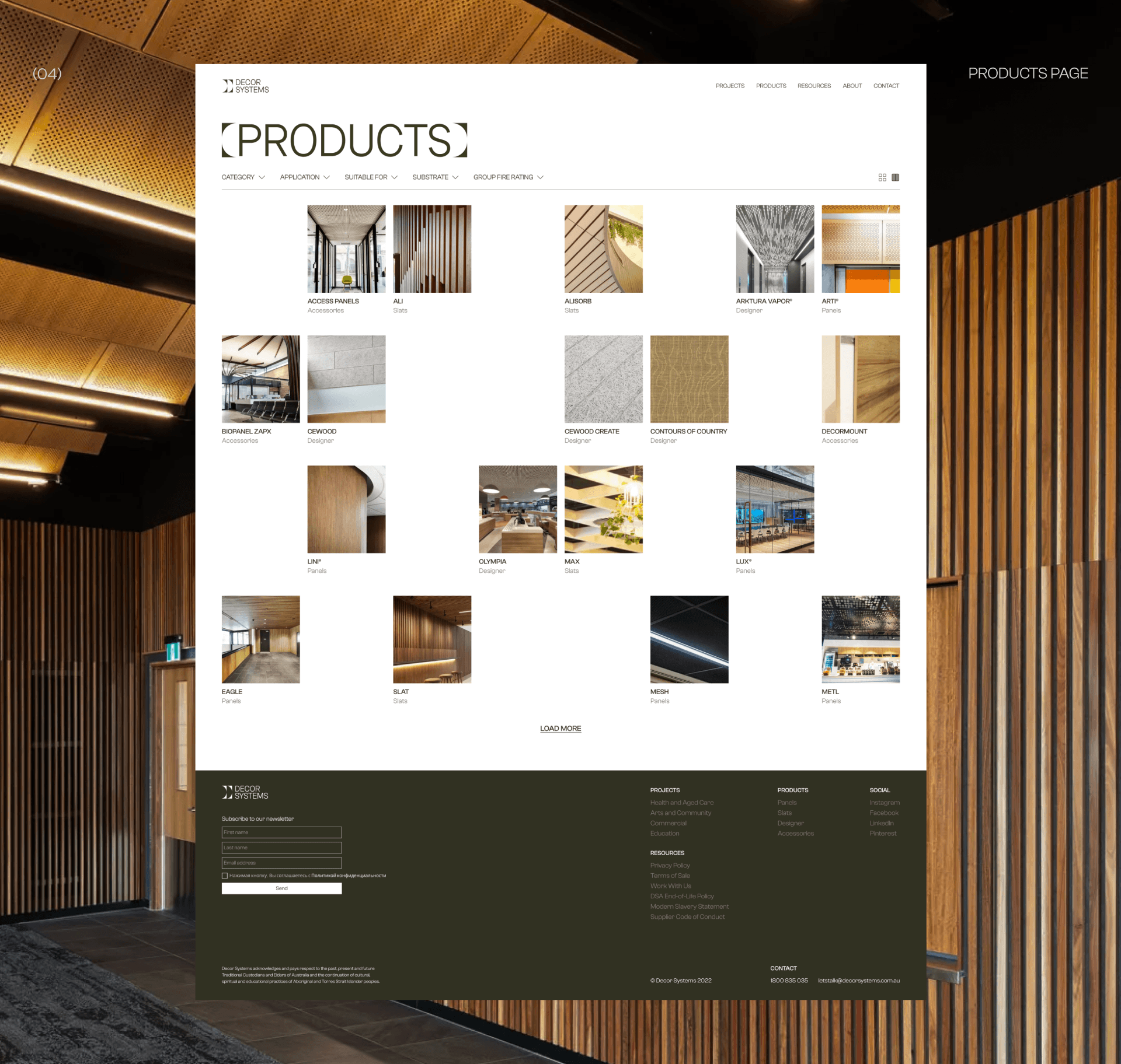 Decor Systems | Corporate website redesign — Изображение №8 — Интерфейсы на Dprofile
