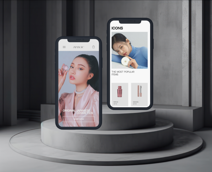 Сайт для бренда косметики — Интерфейсы, Маркетинг на Dprofile