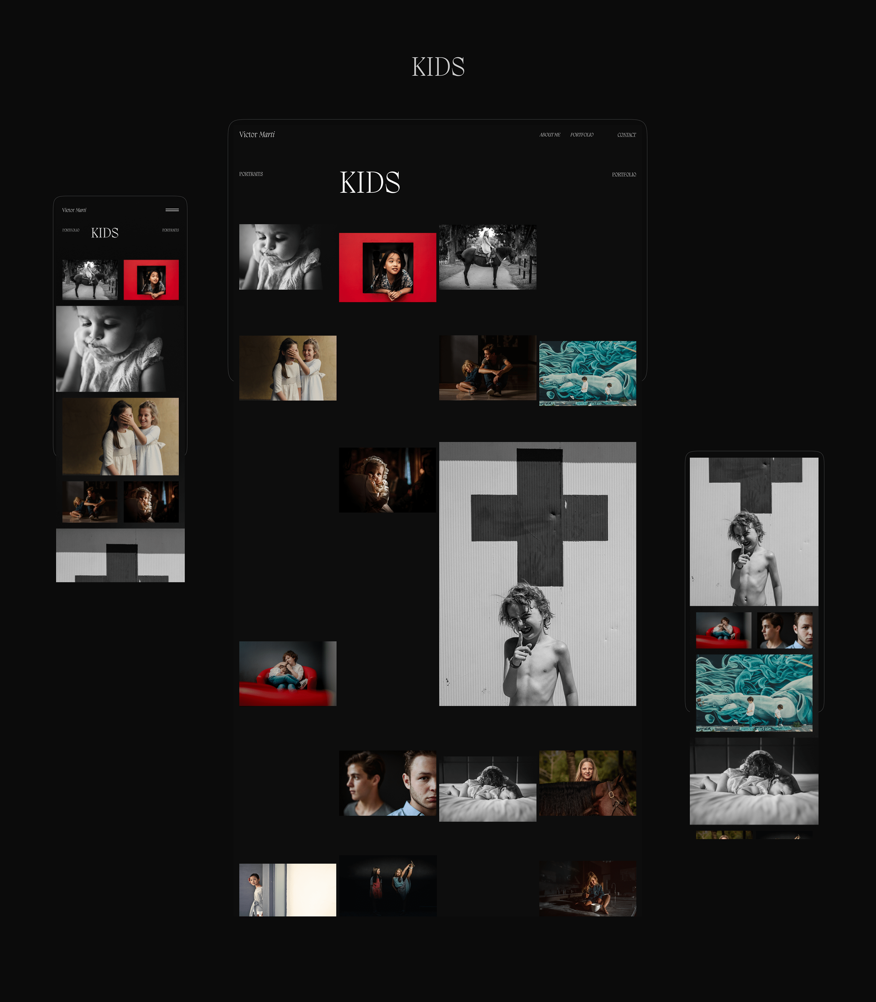 Portfolio for a wedding photographer — Изображение №9 — Интерфейсы, Графика на Dprofile