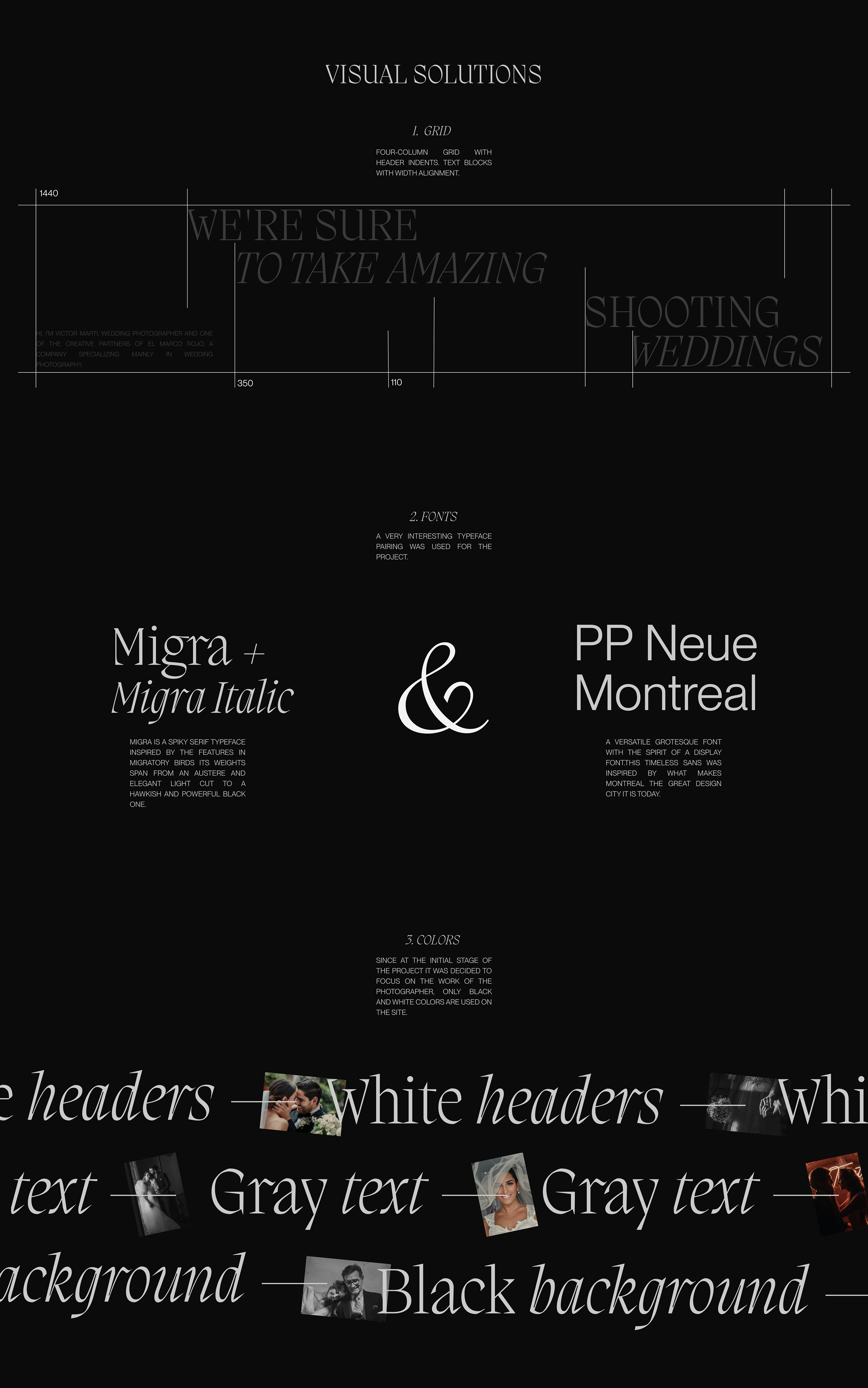 Portfolio for a wedding photographer — Изображение №5 — Интерфейсы, Графика на Dprofile
