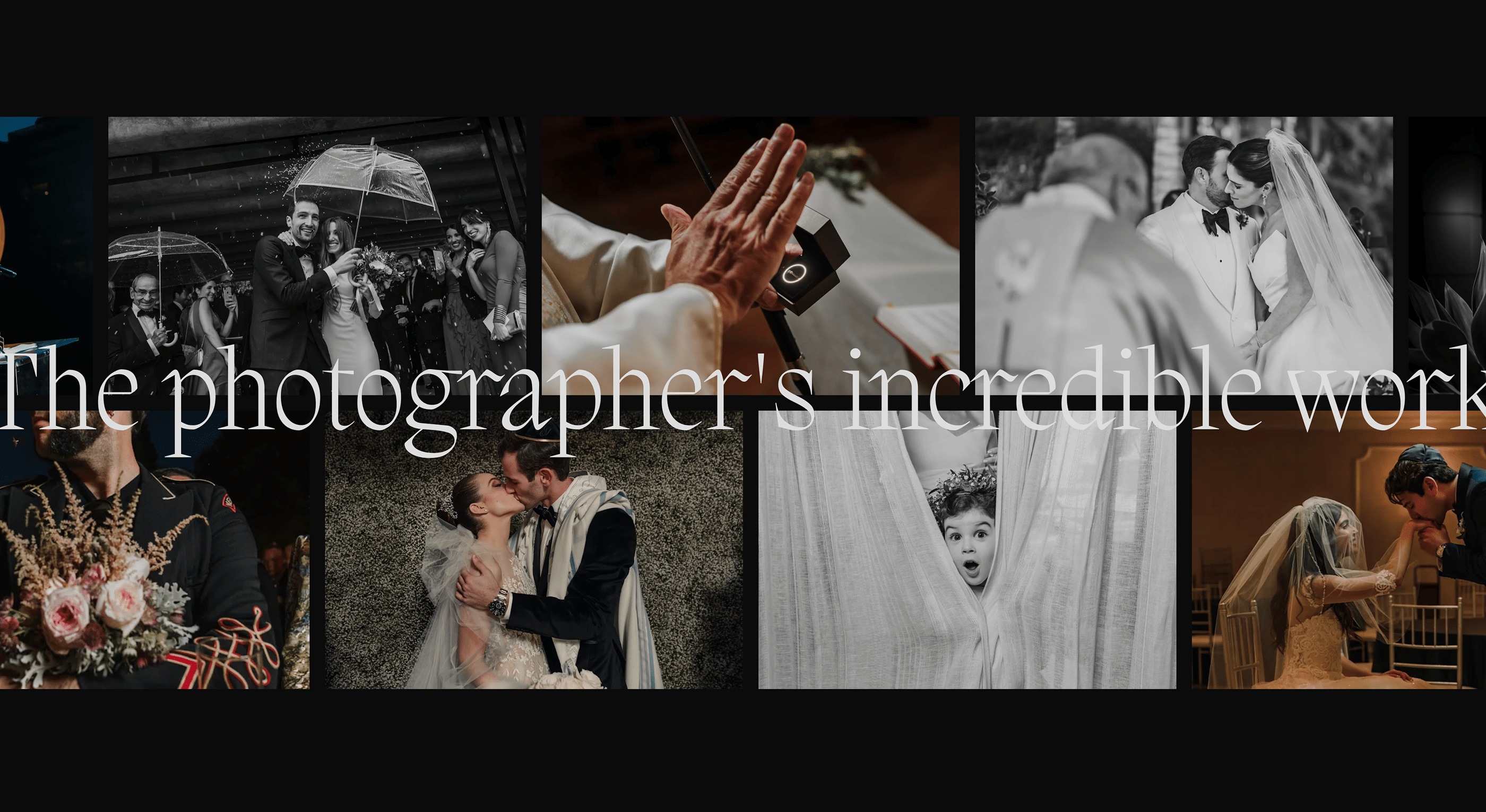 Portfolio for a wedding photographer — Изображение №2 — Интерфейсы, Графика на Dprofile