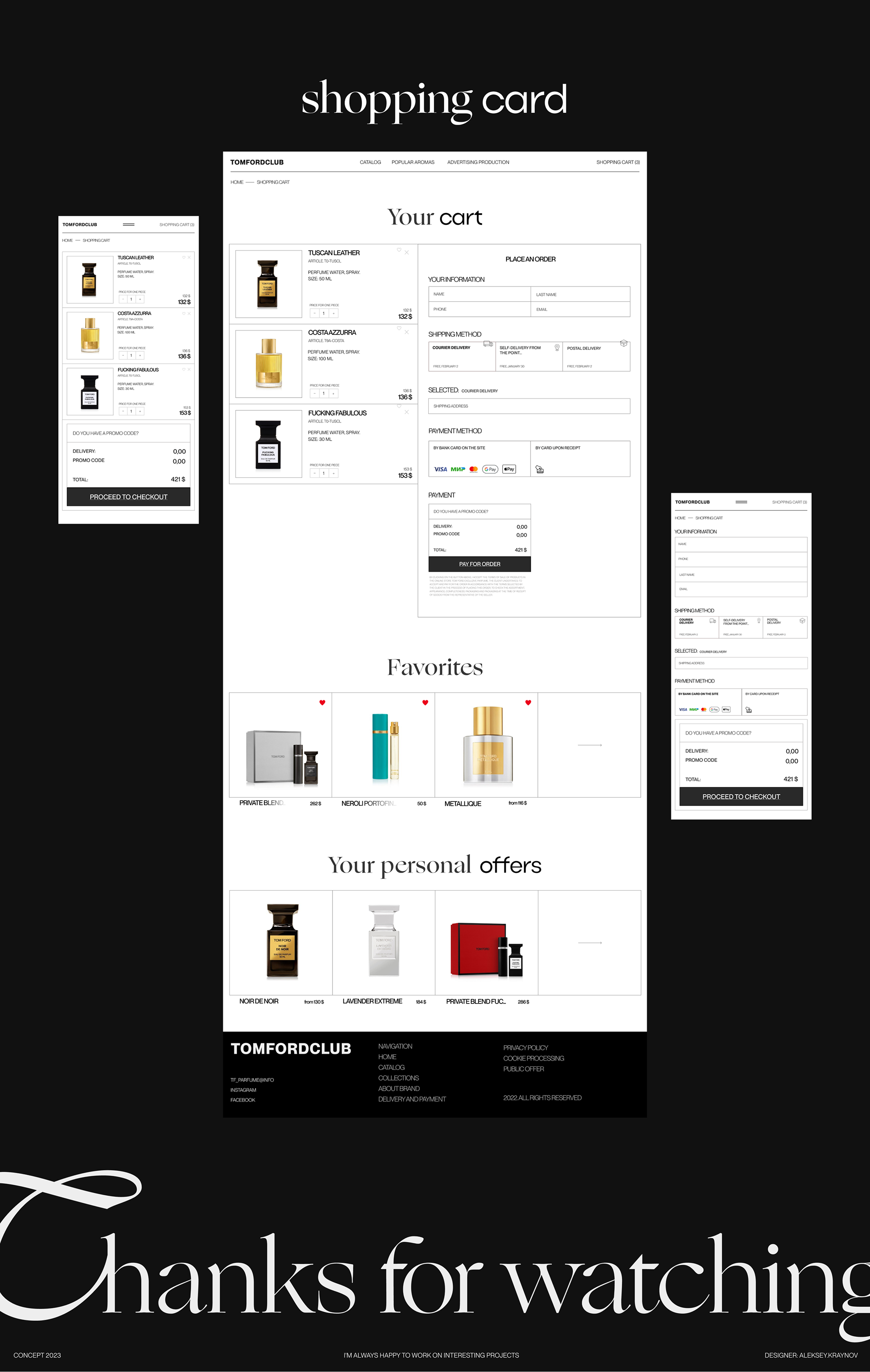 Online store of premium perfumes — Изображение №11 — Интерфейсы, Брендинг на Dprofile