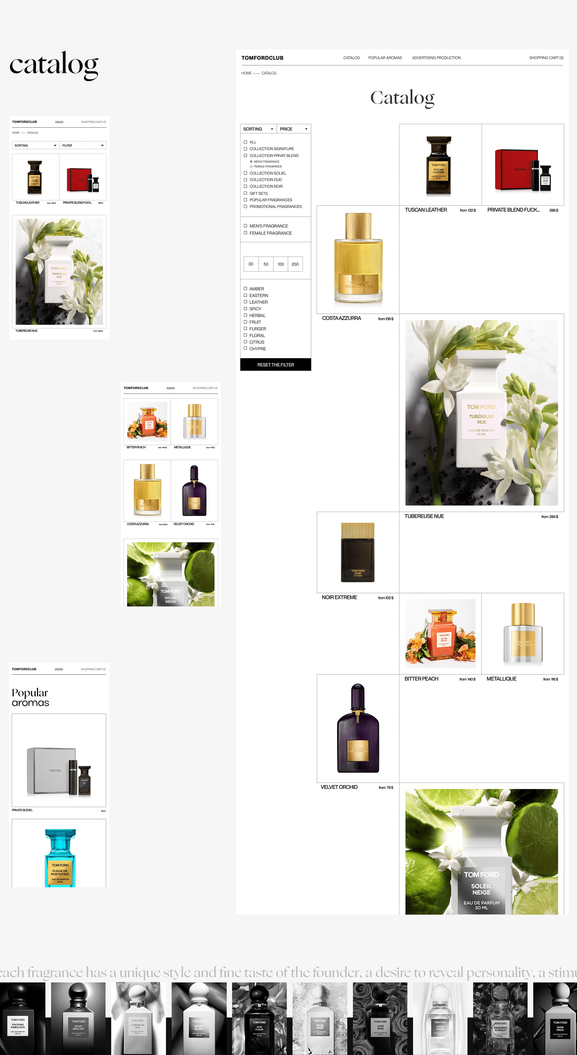 Online store of premium perfumes — Изображение №8 — Интерфейсы, Брендинг на Dprofile