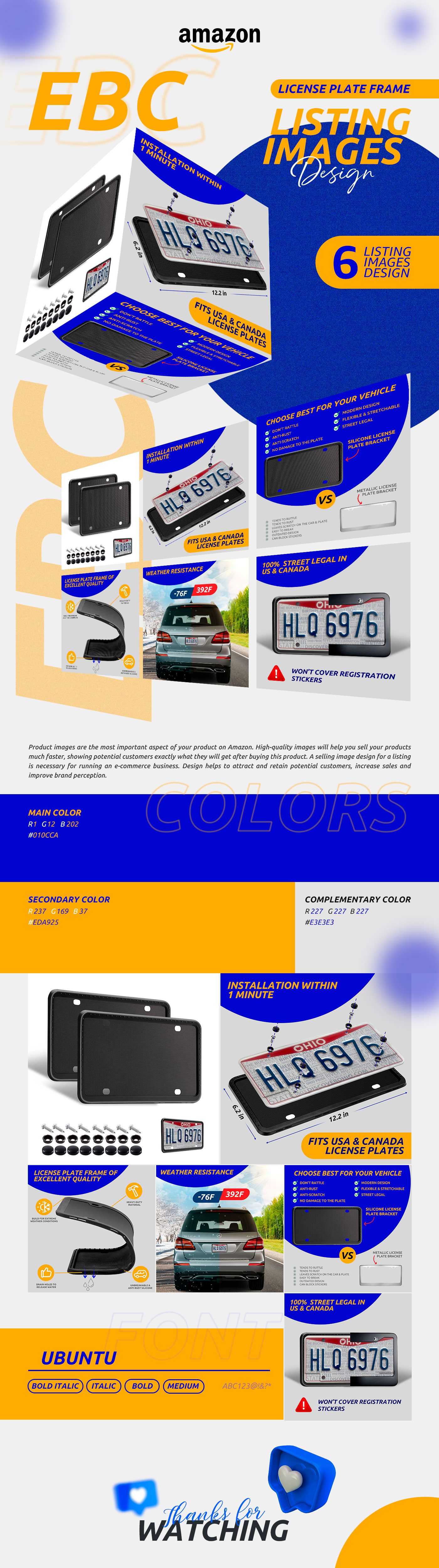 EBC Listing Images Design — Изображение №1 — Графика, Маркетинг на Dprofile